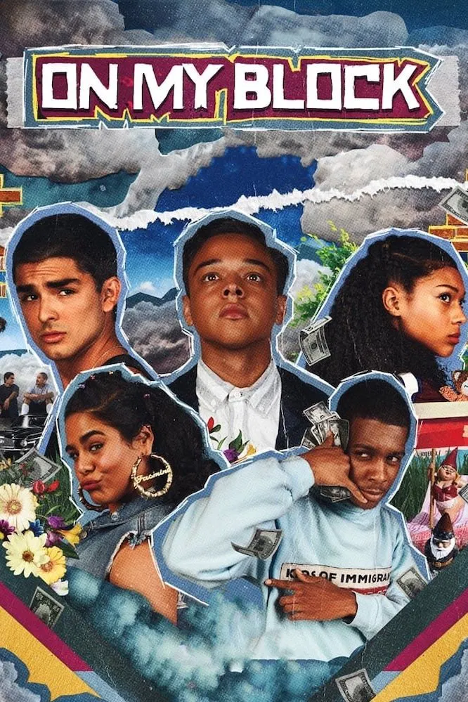 Poster chính thức của phim Phim Hài "Khu tôi sống (Phần 2)" (On My Block - 2018), với sự tham gia của diễn viên Sierra Capri và Jason Genao.