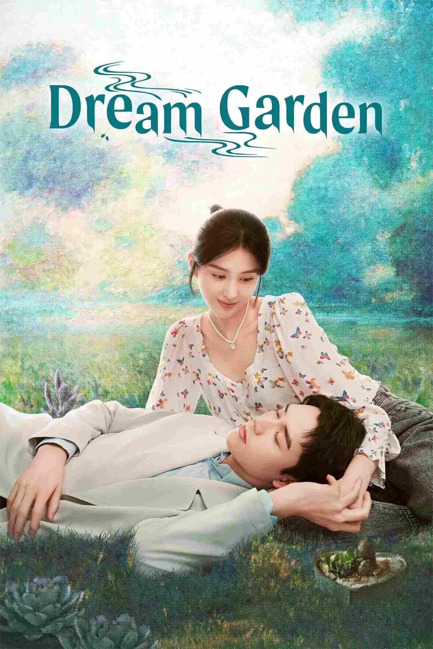 Poster chính thức của phim Phim Tâm Lý, Phim Bí Ẩn "Khu Vườn Mộng Mơ" (Dream Garden - 2021), với sự tham gia của diễn viên Cung Tuấn và Qiao Xin.