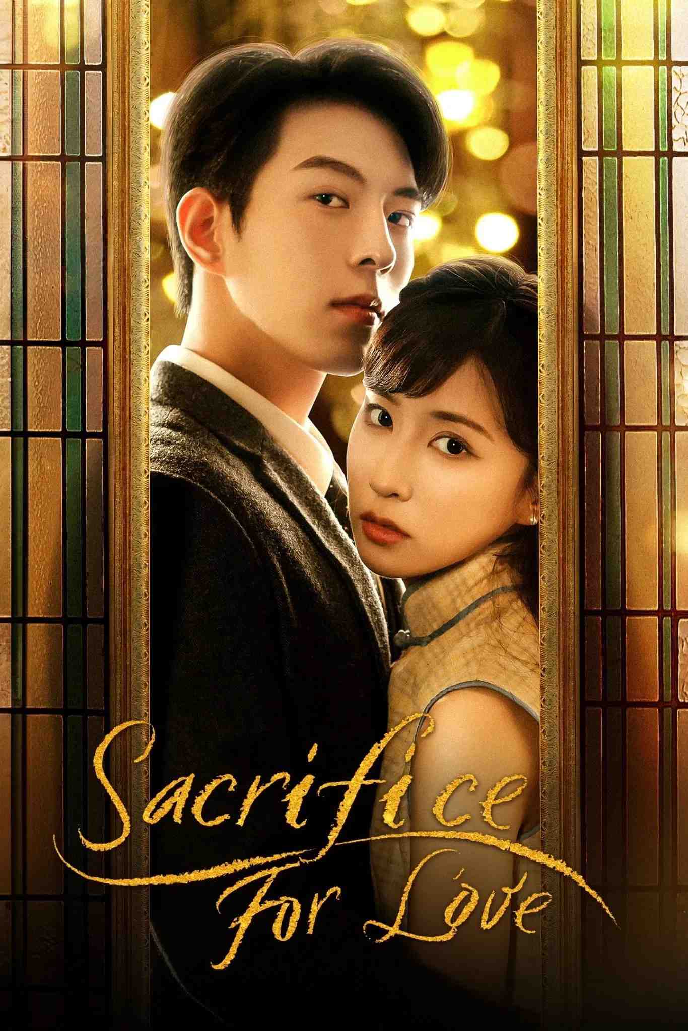 Poster chính thức của phim Phim Tâm Lý "Khuynh Ái" (Sacrifice for Love - 2024), với sự tham gia của diễn viên Hoàng Tinh và Cao Mingyue.