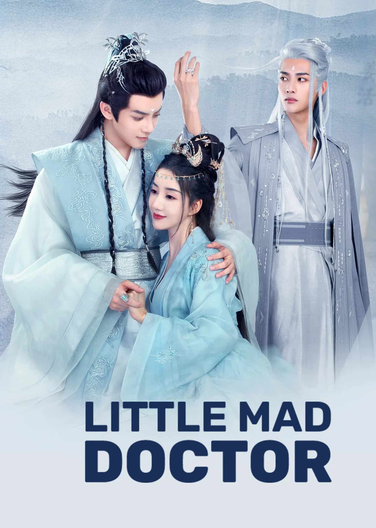 Poster chính thức của phim Phim Hài "Khuynh Thế Tiểu Cuồng Y" (Little Mad Doctor - 2023), với sự tham gia của diễn viên June Wu và Trần Hân Dư.