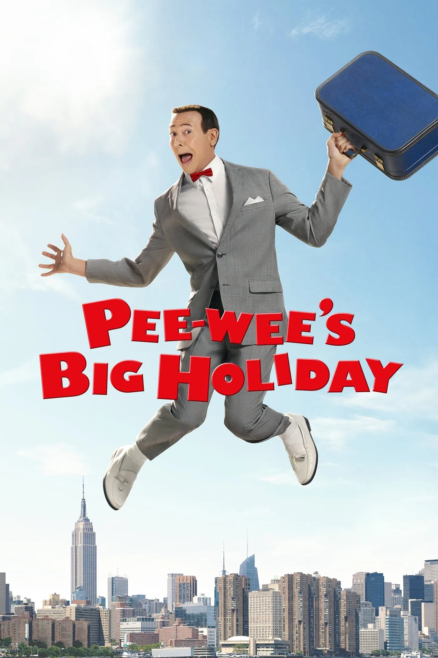 Poster chính thức của phim Phim Phiêu Lưu, Phim Hài "Kì nghỉ quan trọng của Pee-wee" (Pee-wee's Big Holiday - 2016), với sự tham gia của diễn viên Paul Reubens và Joe Manganiello.