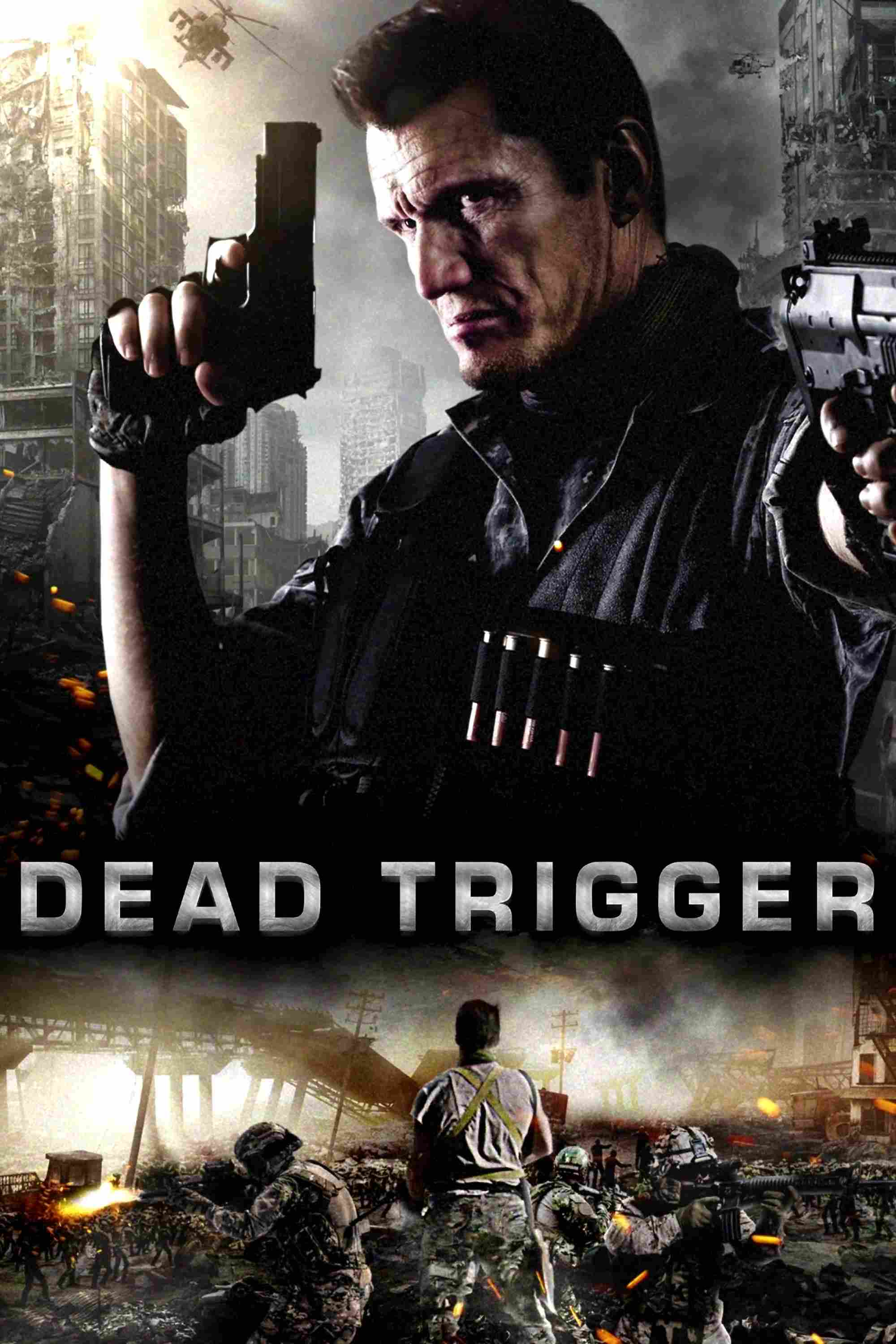 Poster chính thức của phim Phim Hành Động, Phim Kinh Dị "Kích Hoạt Cái Chết" (Dead Trigger - 2017), với sự tham gia của diễn viên Dolph Lundgren và Autumn Reeser.