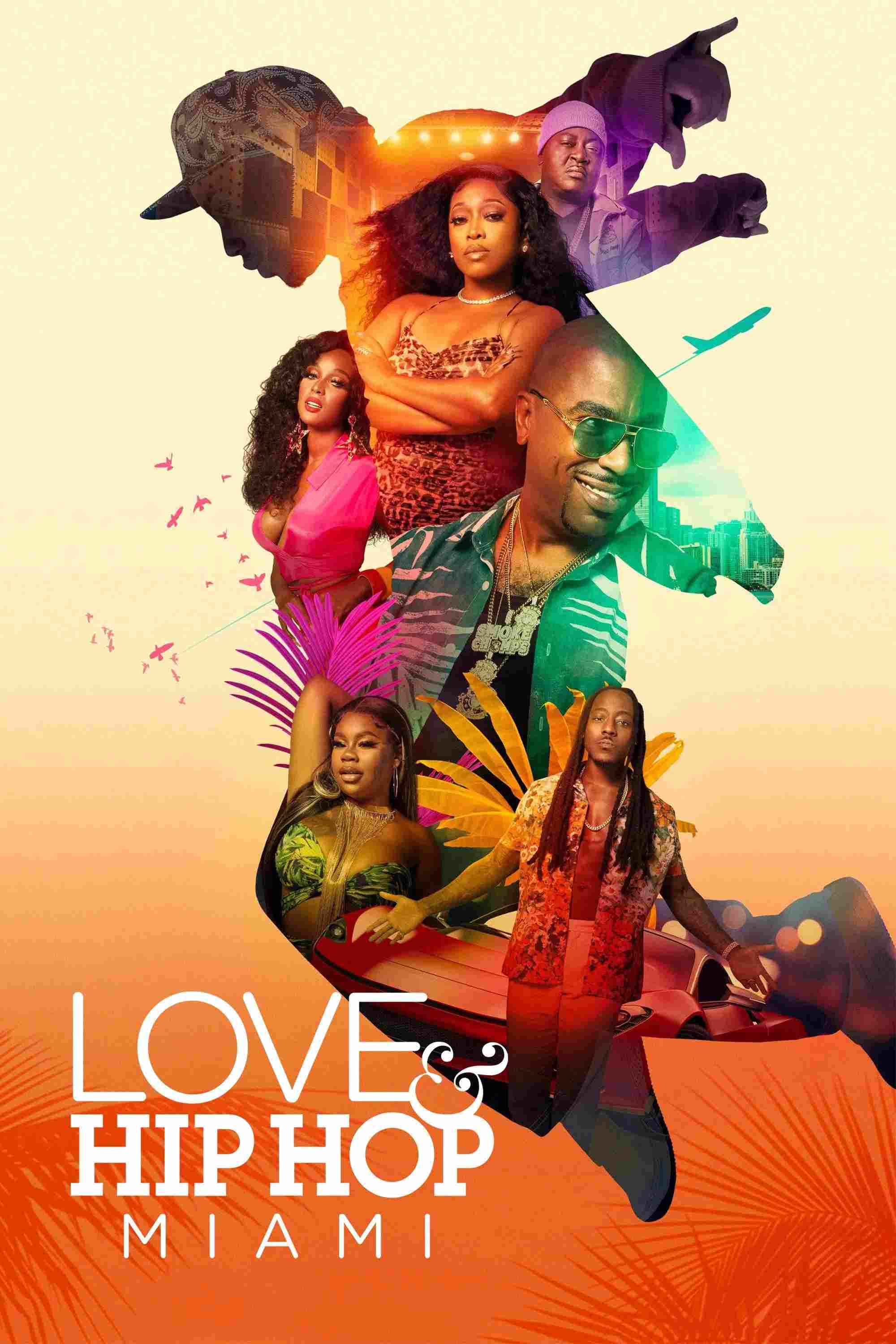 Poster chính thức của phim Truyền Hình Thực Tế "Kiêu Hãnh và Định Kiến" (Love & Hip Hop Miami - 2018), với sự tham gia của diễn viên Trina và Trick Daddy.