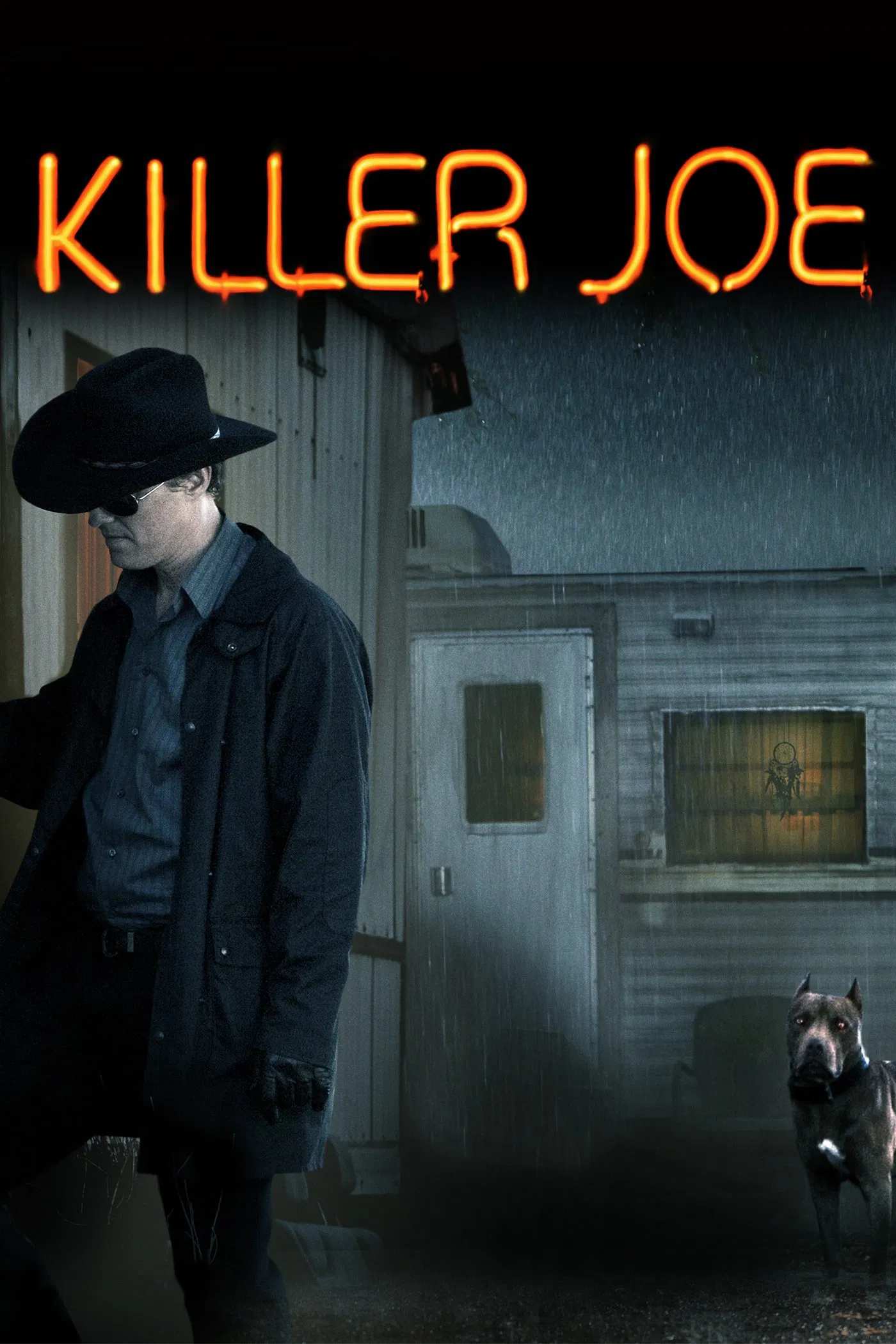 Poster chính thức của phim Phim Hình Sự, Phim Giật Gân "Killer Joe" (Killer Joe - 2012), với sự tham gia của diễn viên Matthew McConaughey và Emile Hirsch.