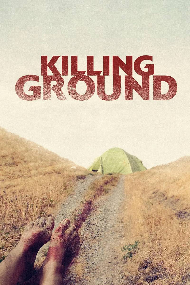 Poster chính thức của phim Phim Bí Ẩn, Phim Giật Gân "Killing Ground" (Killing Ground - 2017), với sự tham gia của diễn viên Aaron Pedersen và Aaron Glenane.