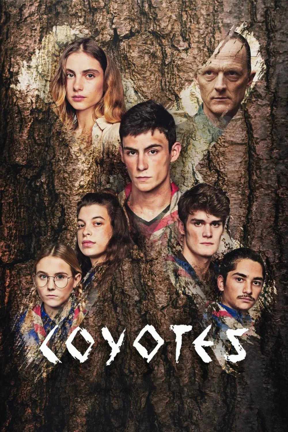 Poster chính thức của phim Phim Tâm Lý "Kim cương của sói" (Coyotes - 2021), với sự tham gia của diễn viên Kassim Meesters và Léo Hainaut.