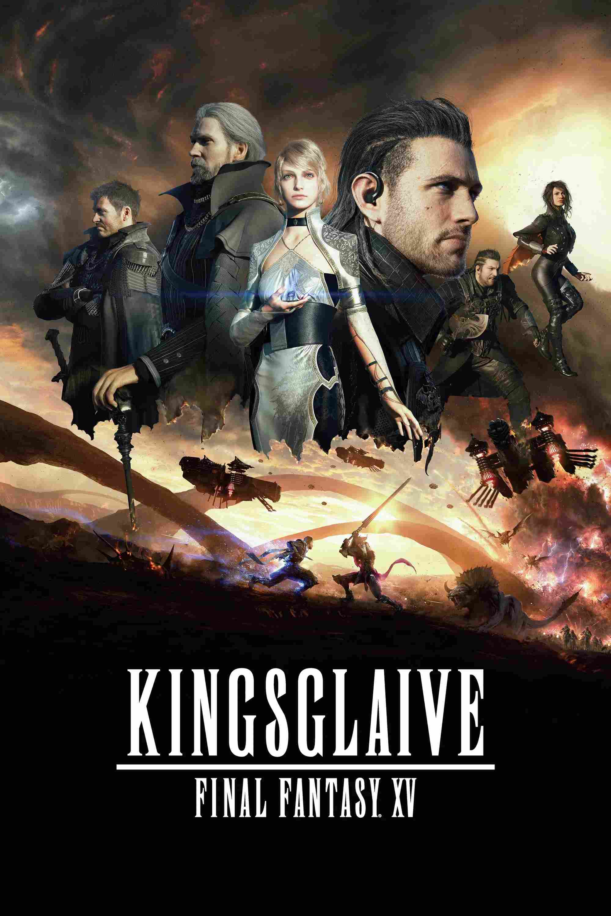 Poster chính thức của phim Phim Hoạt Hình, Phim Viễn Tưởng "Kingsglaive: Final Fantasy XV" (Kingsglaive: Final Fantasy XV - 2016), với sự tham gia của diễn viên Go Ayano và Shioli Kutsuna.