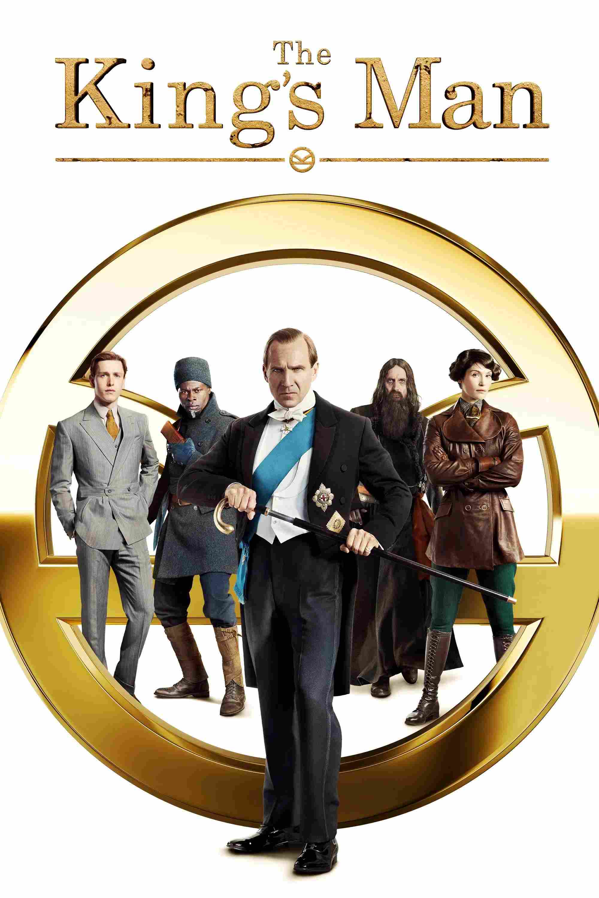 Poster chính thức của phim Phim Hành Động, Phim Phiêu Lưu "Kingsman: Khởi Nguồn" (The King's Man - 2021), với sự tham gia của diễn viên Ralph Fiennes và Gemma Arterton.