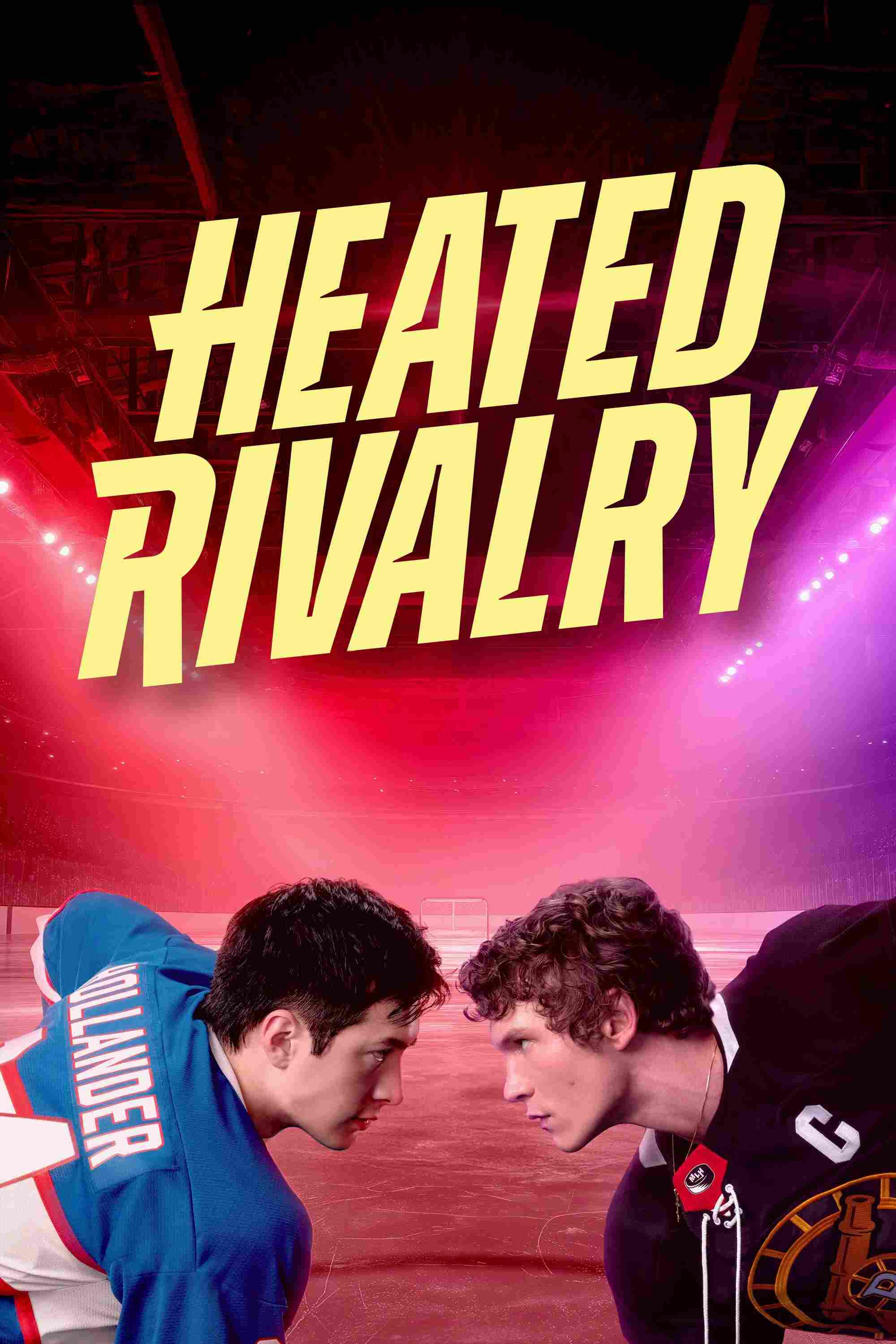 Poster chính thức của phim Phim Tâm Lý "Kình Địch Nóng Bỏng" (Heated Rivalry - 2025), với sự tham gia của diễn viên Connor Storrie và Hudson Williams.