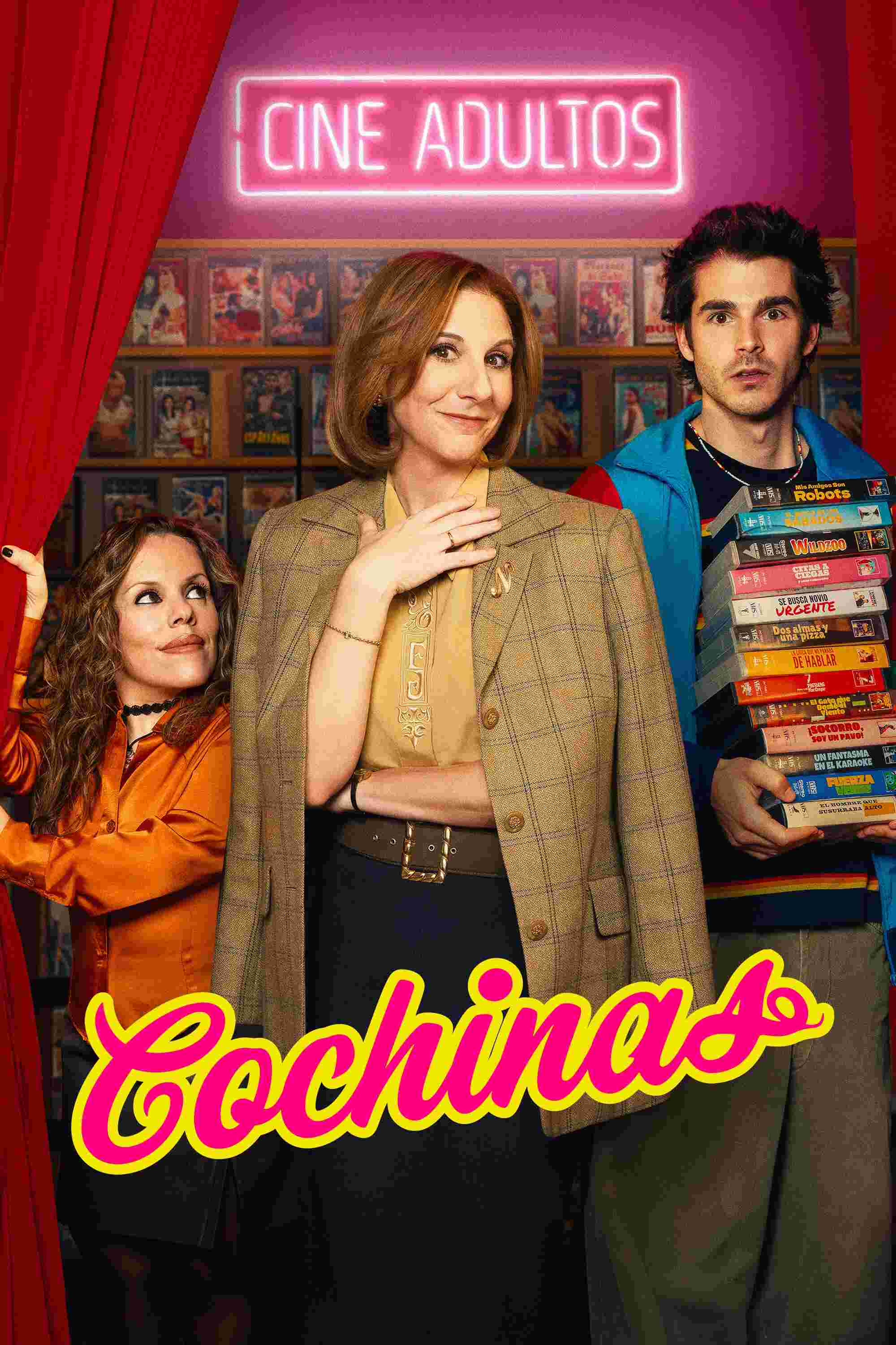 Poster chính thức của phim Phim Hài "Kinh Doanh Táo Bạo" (Naughty Business - 2026), với sự tham gia của diễn viên Malena Alterio và Álvaro Mel.
