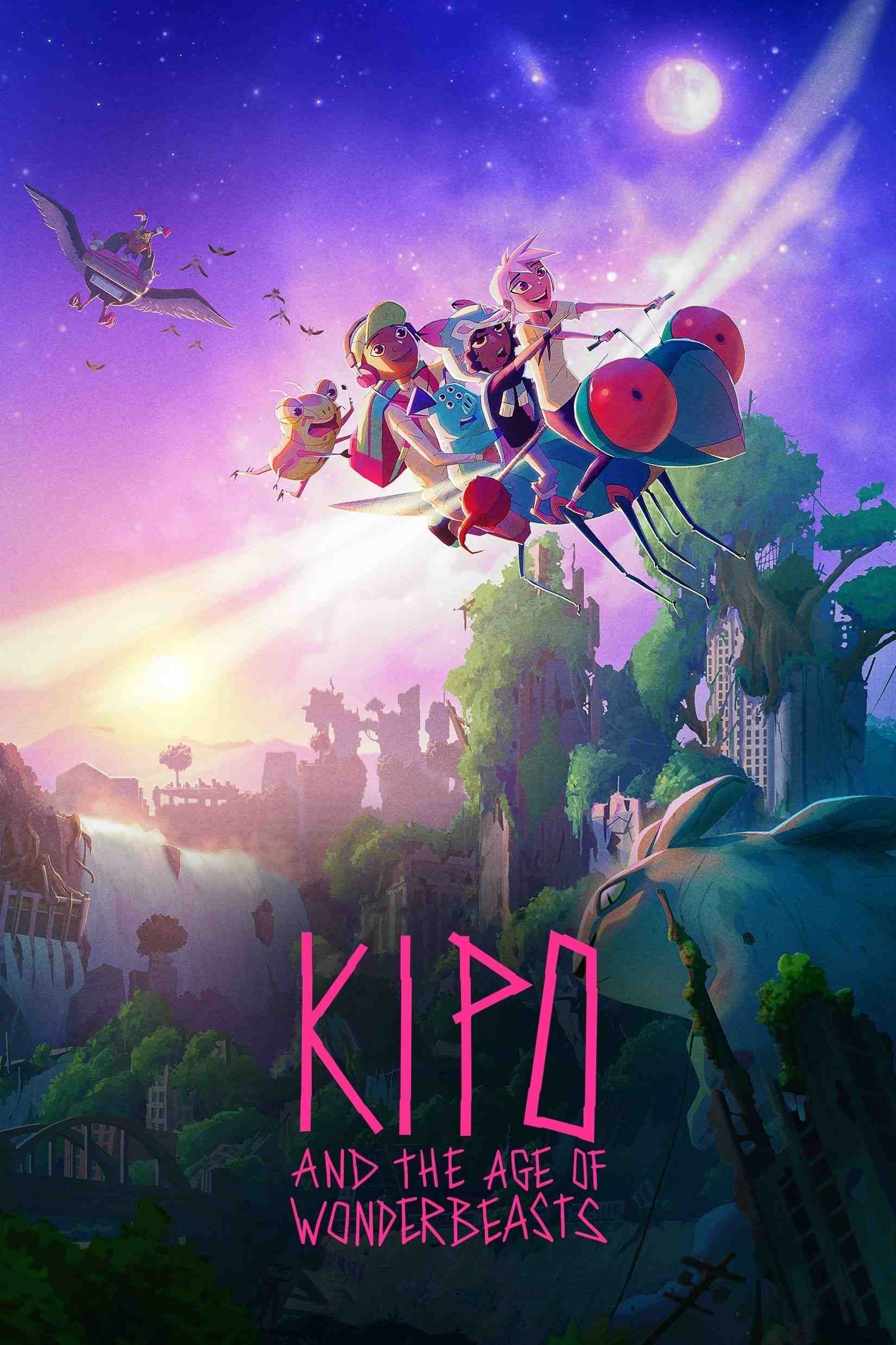 Poster chính thức của phim Phim Hoạt Hình, Phim Thiếu Nhi "Kipo Và Kỷ Nguyên Kỳ Thú (Phần 1)" (Kipo and the Age of Wonderbeasts - 2020), với sự tham gia của diễn viên Grey DeLisle và Sydney Mikayla.