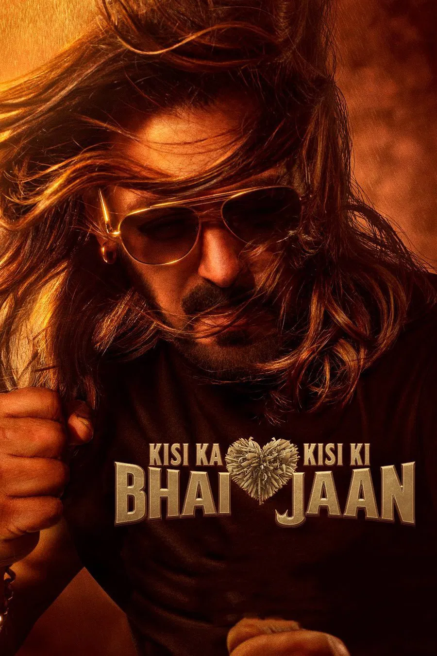 Poster chính thức của phim Phim Tình Cảm, Phim Hành Động "Kisi Ka Bhai Kisi Ki Jaan" (Kisi Ka Bhai... Kisi Ki Jaan - 2023), với sự tham gia của diễn viên Salman Khan và Pooja Hegde.
