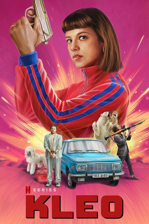 Poster chính thức của phim Phim Hành Động & Phiêu Lưu, Phim Tâm Lý "Kleo (Phần 2)" (Kleo - 2022), với sự tham gia của diễn viên Jella Haase và Dimitrij Schaad.