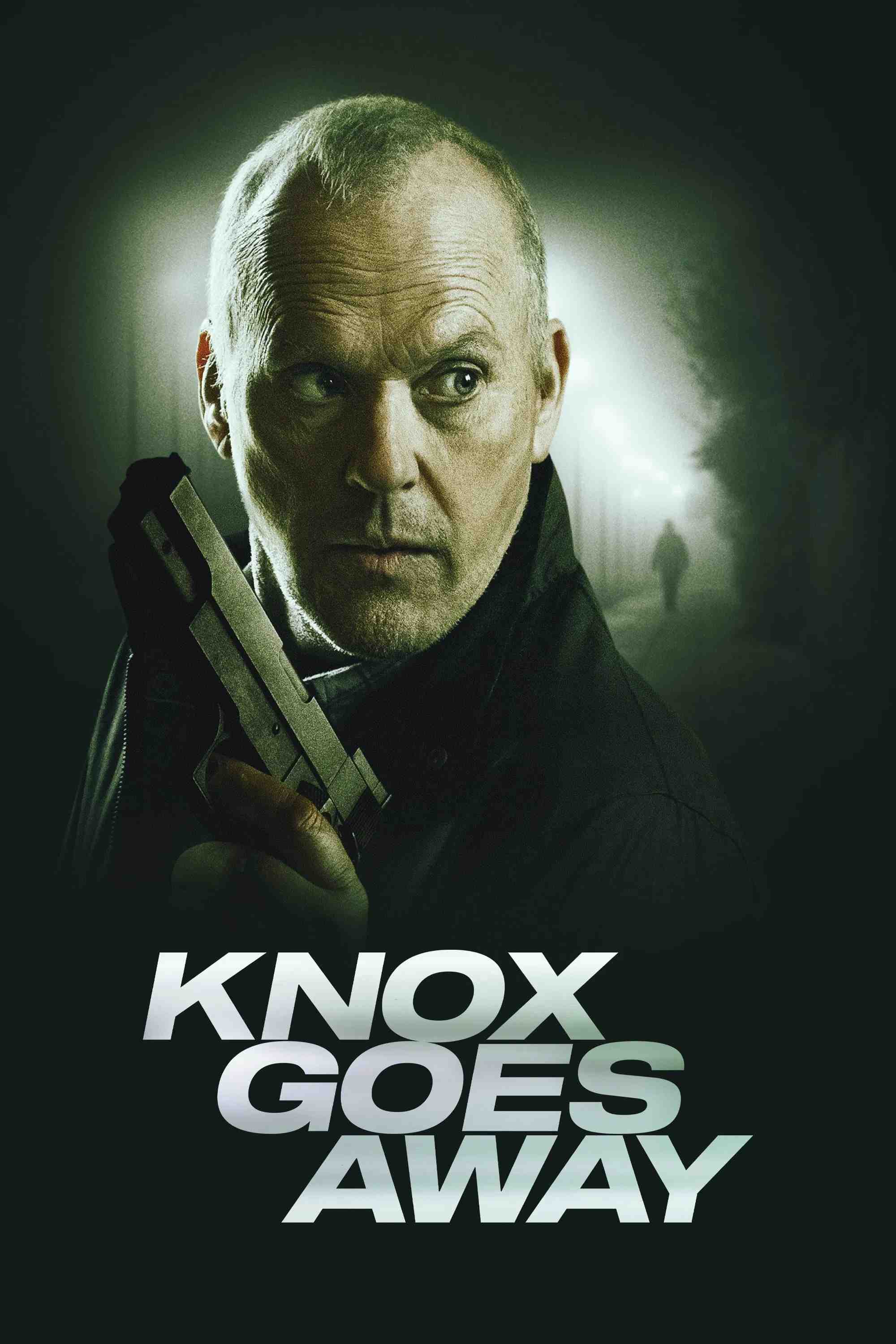 Poster chính thức của phim Phim Hành Động, Phim Hình Sự "Knox Goes Away" (Knox Goes Away - 2024), với sự tham gia của diễn viên Michael Keaton và Al Pacino.