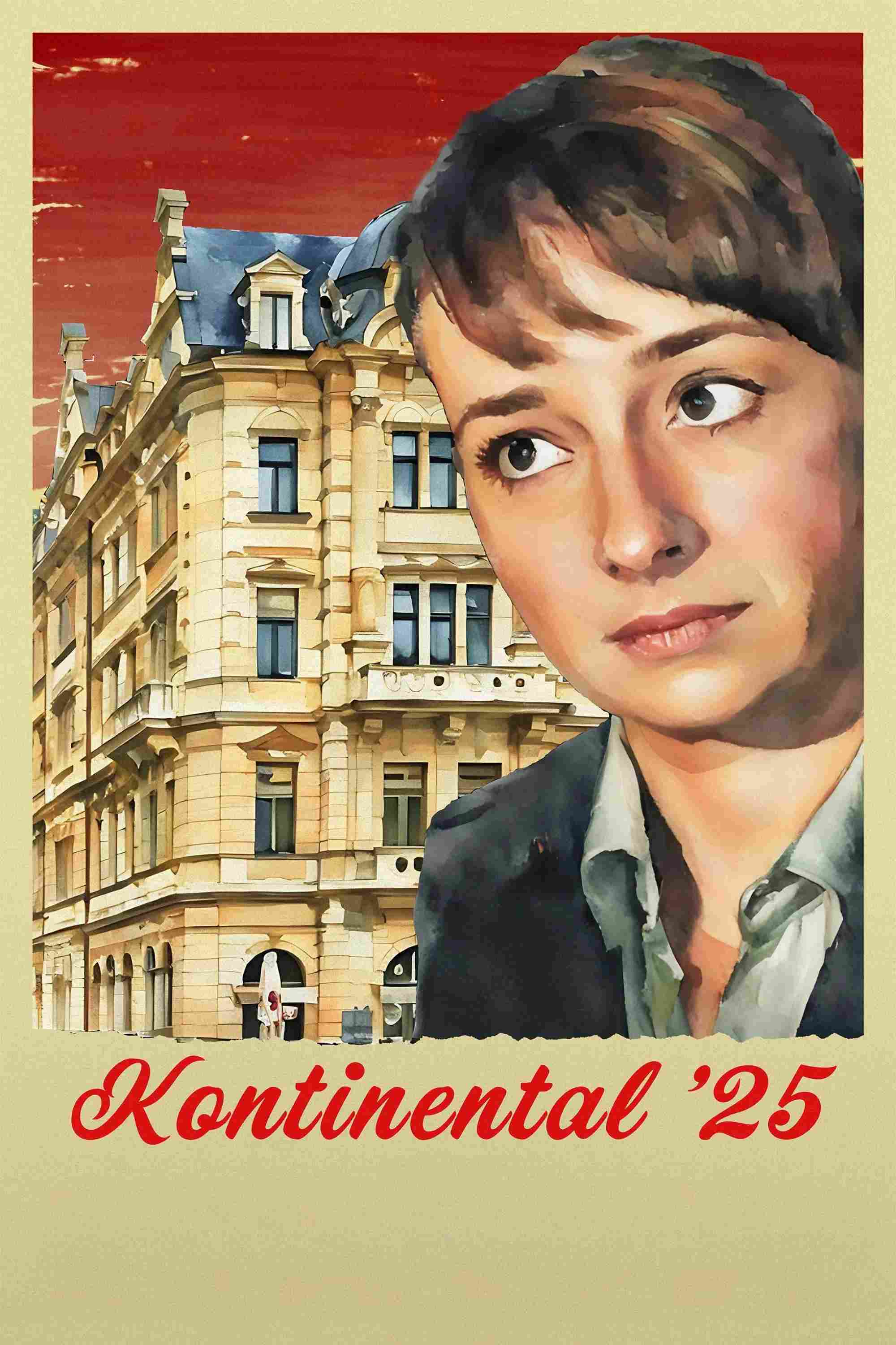Poster chính thức của phim Phim Hài, Phim Tâm Lý "Kontinental '25" (Kontinental '25 - 2025), với sự tham gia của diễn viên Eszter Tompa và Gabriel Spahiu.