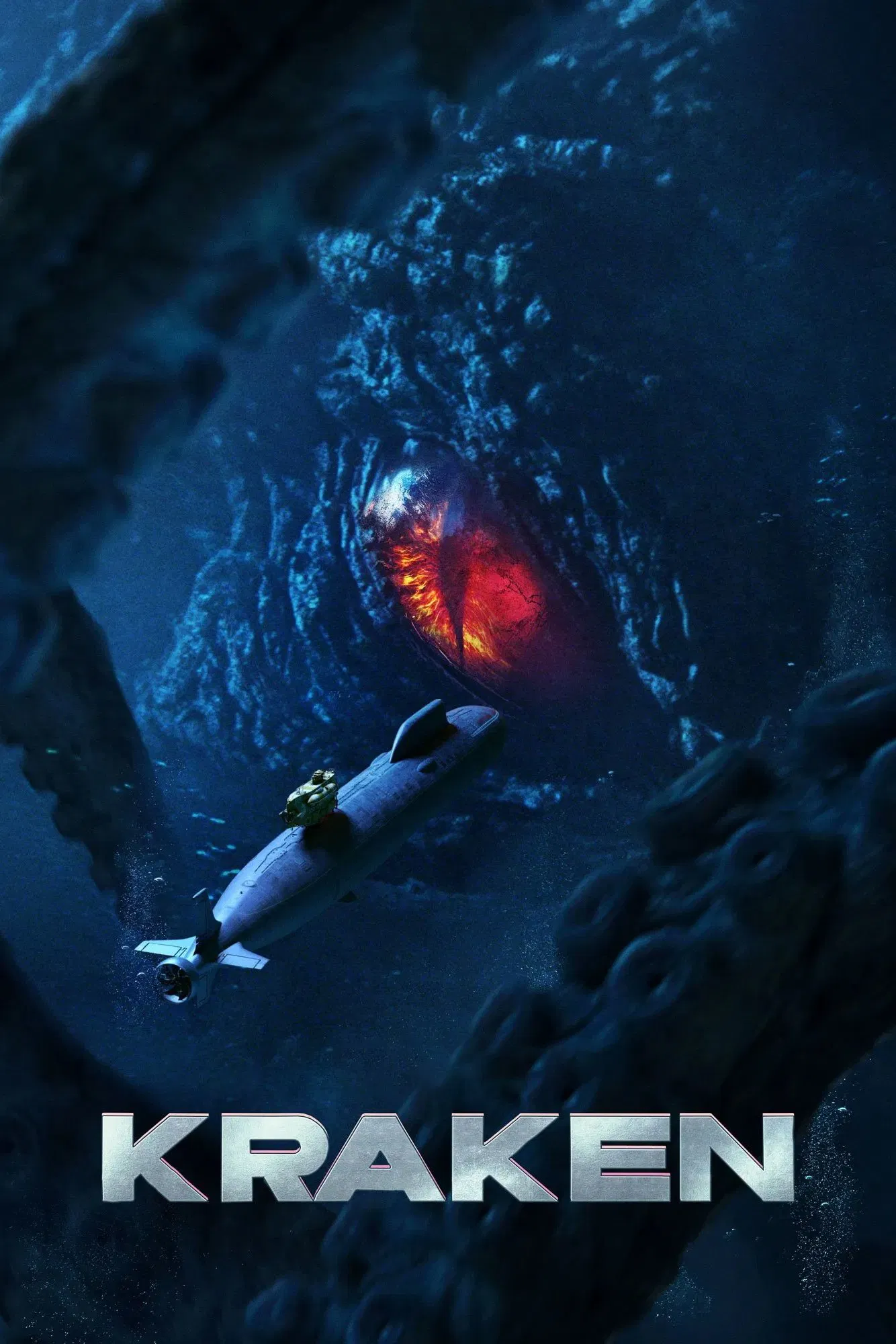 Poster chính thức của phim Phim Viễn Tưởng, Phim Phiêu Lưu "Kraken" (Kraken - 2025), với sự tham gia của diễn viên Alexander Petrov và Aleksey Guskov.