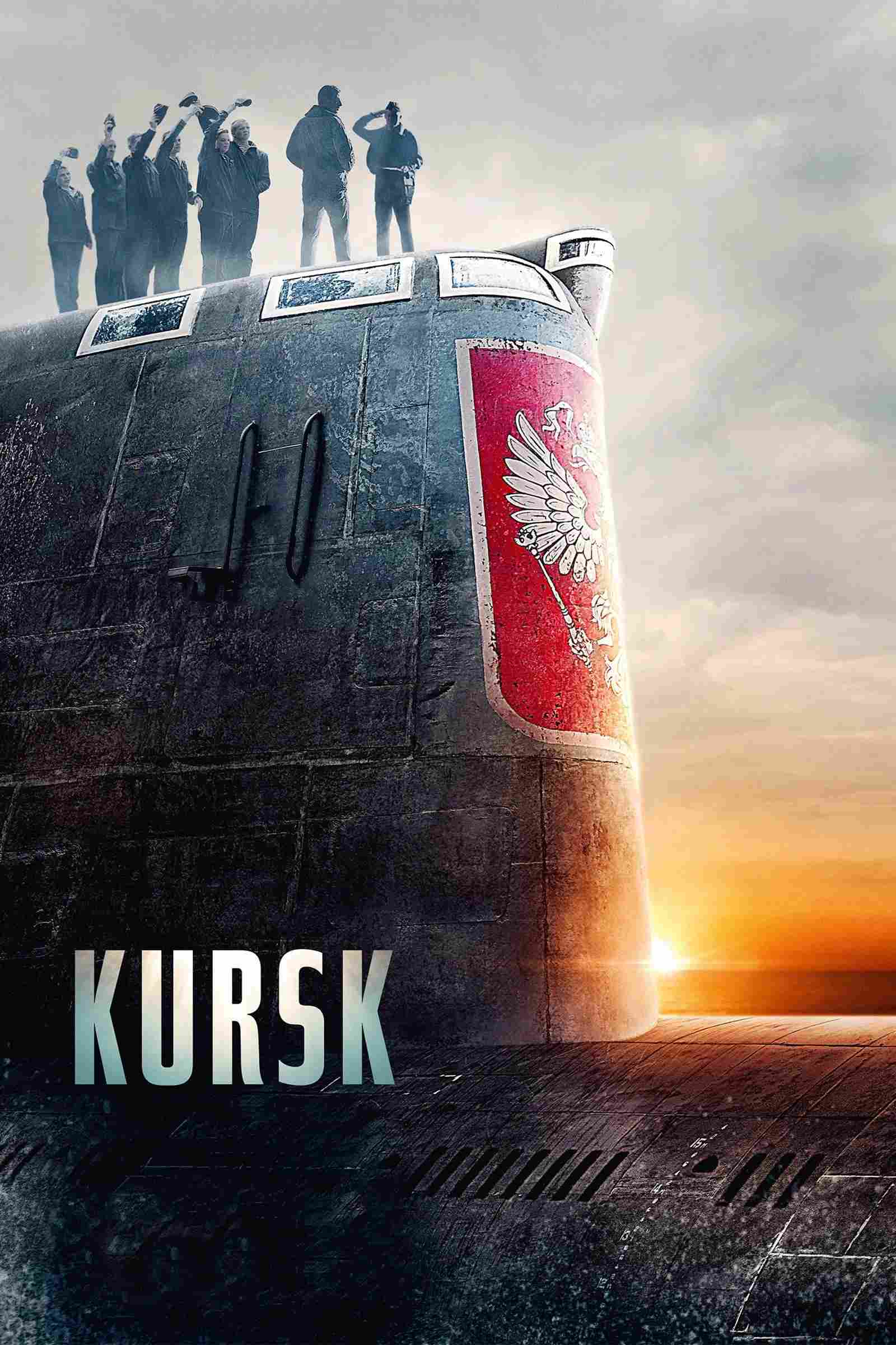 Poster chính thức của phim Phim Tâm Lý, Phim Lịch Sử "Kursk: Chiến Dịch Tàu Ngầm" (Kursk - 2018), với sự tham gia của diễn viên Matthias Schoenaerts và Léa Seydoux.
