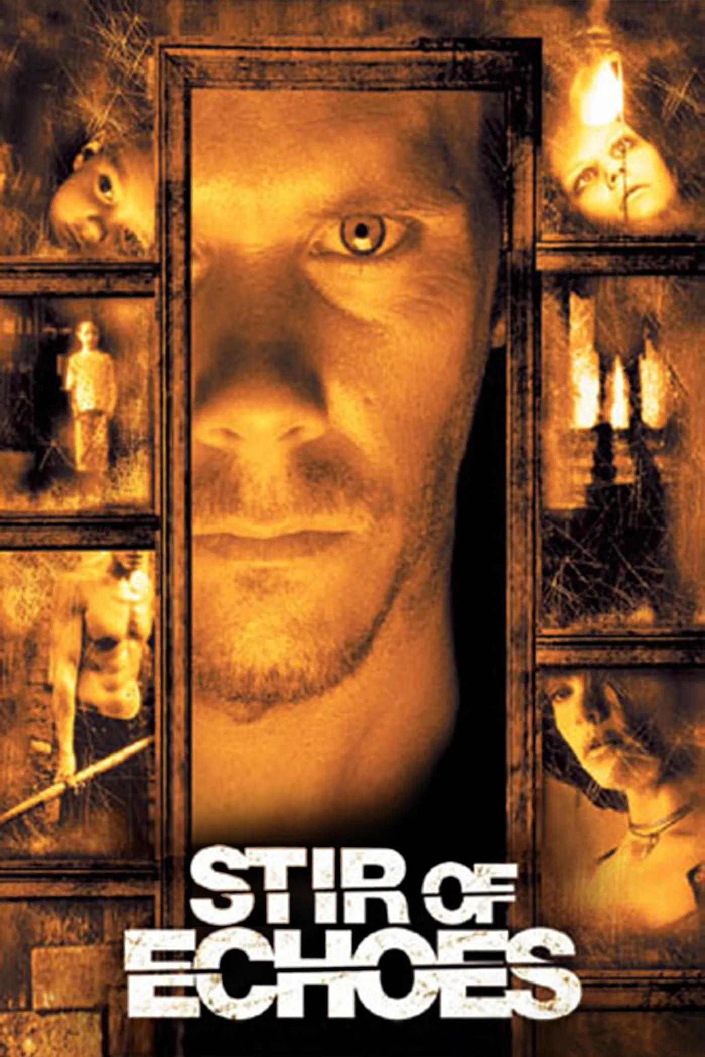 Poster chính thức của phim Phim Kinh Dị, Phim Bí Ẩn "Ký Ức Ảo Giác" (Stir of Echoes - 1999), với sự tham gia của diễn viên Kevin Bacon và Kathryn Erbe.