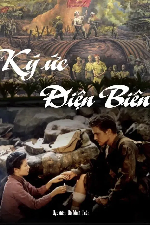 Poster chính thức của phim Phim Tâm Lý, Phim Chiến Tranh "Ký ức Điện Biên" (Memories of Điện Biên - 2004), với sự tham gia của diễn viên Kiều Anh.
