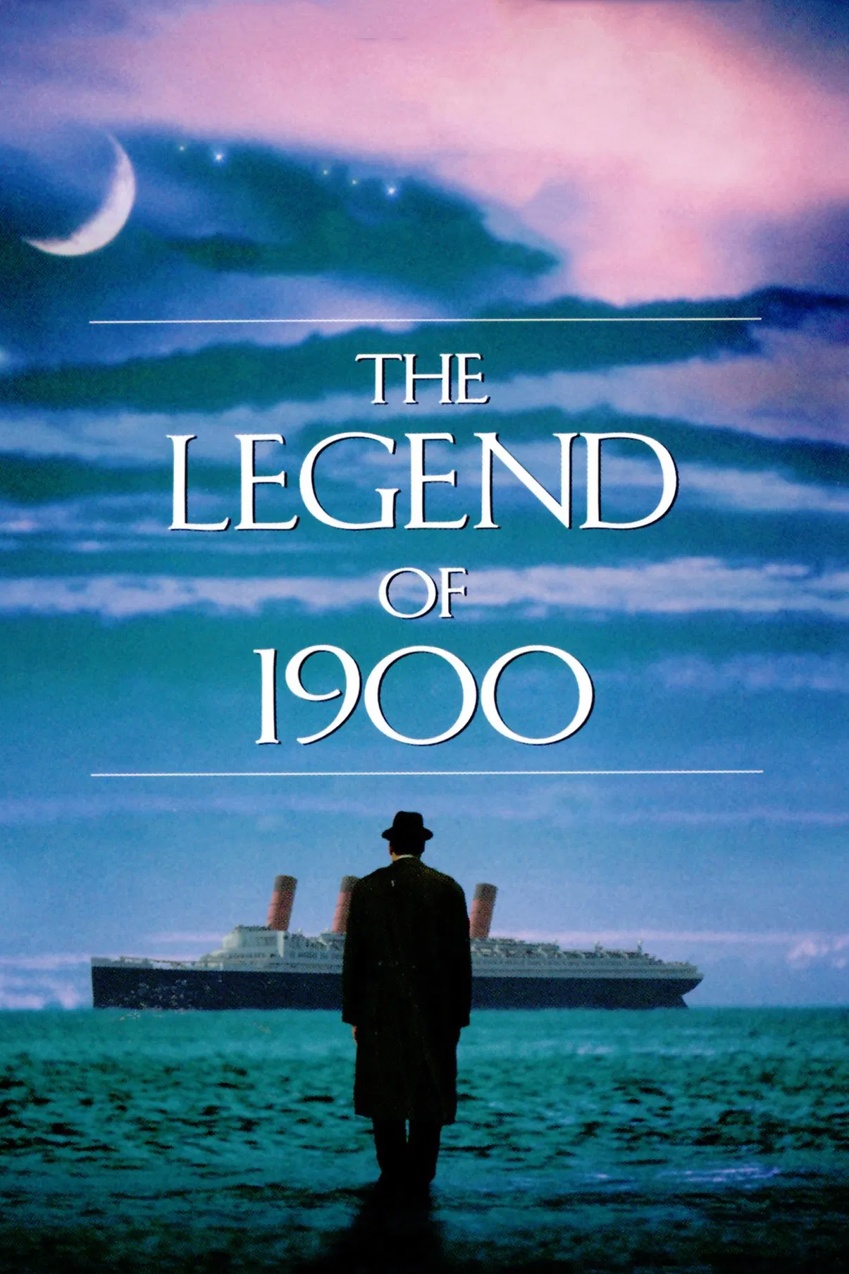 Poster chính thức của phim Phim Tâm Lý, Phim Ca Nhạc "La leggenda del pianista sull'oceano" (The Legend of 1900 - 1998), với sự tham gia của diễn viên Tim Roth và Pruitt Taylor Vince.