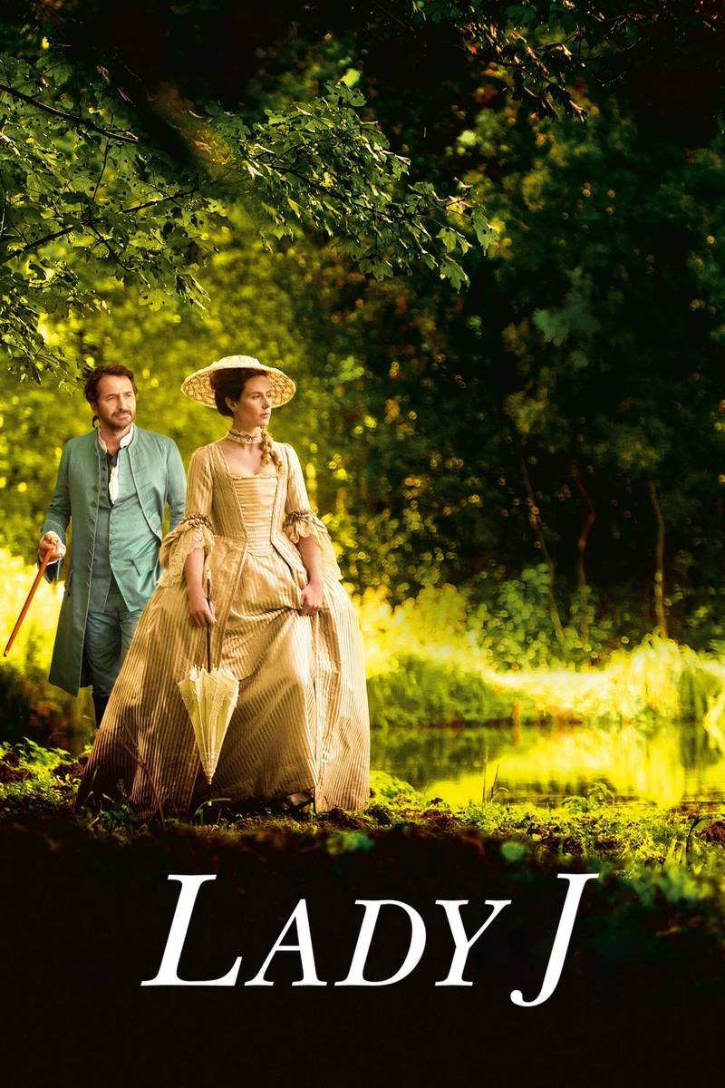 Poster chính thức của phim Phim Tâm Lý, Phim Tình Cảm "Lady J" (Lady J - 2018), với sự tham gia của diễn viên Cécile de France và Édouard Baer.