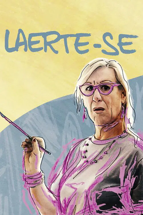 Poster chính thức của phim Phim Tài Liệu "Laerte Coutinho: Sống thật với bản thân" (Laerte-se - 2017), với sự tham gia của diễn viên Laerte Coutinho và Eliane Brum.
