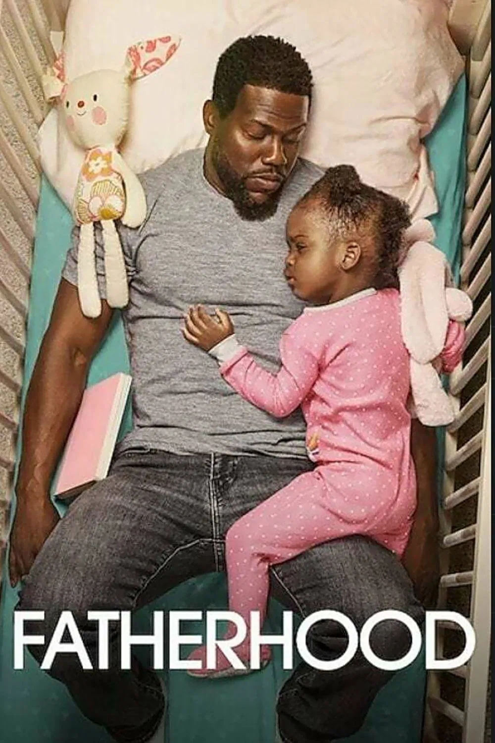 Poster chính thức của phim Phim Tâm Lý, Phim Hài "Làm Cha" (Fatherhood - 2021), với sự tham gia của diễn viên Kevin Hart và Melody Hurd.