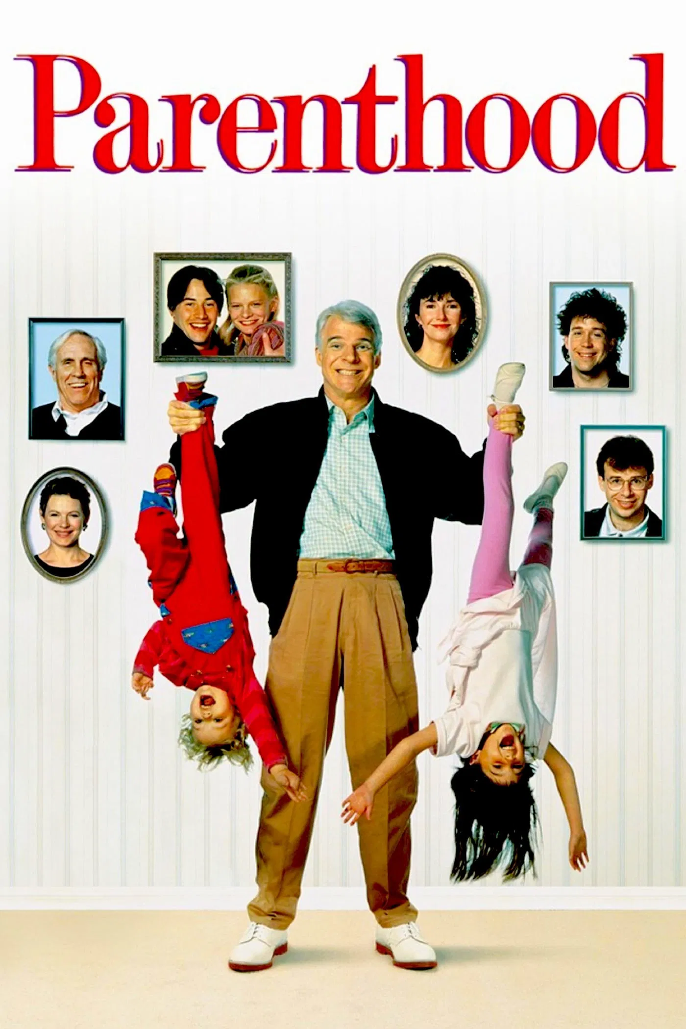 Poster chính thức của phim Phim Hài, Phim Tâm Lý "Làm Cha Mẹ" (Parenthood - 1989), với sự tham gia của diễn viên Steve Martin và Mary Steenburgen.