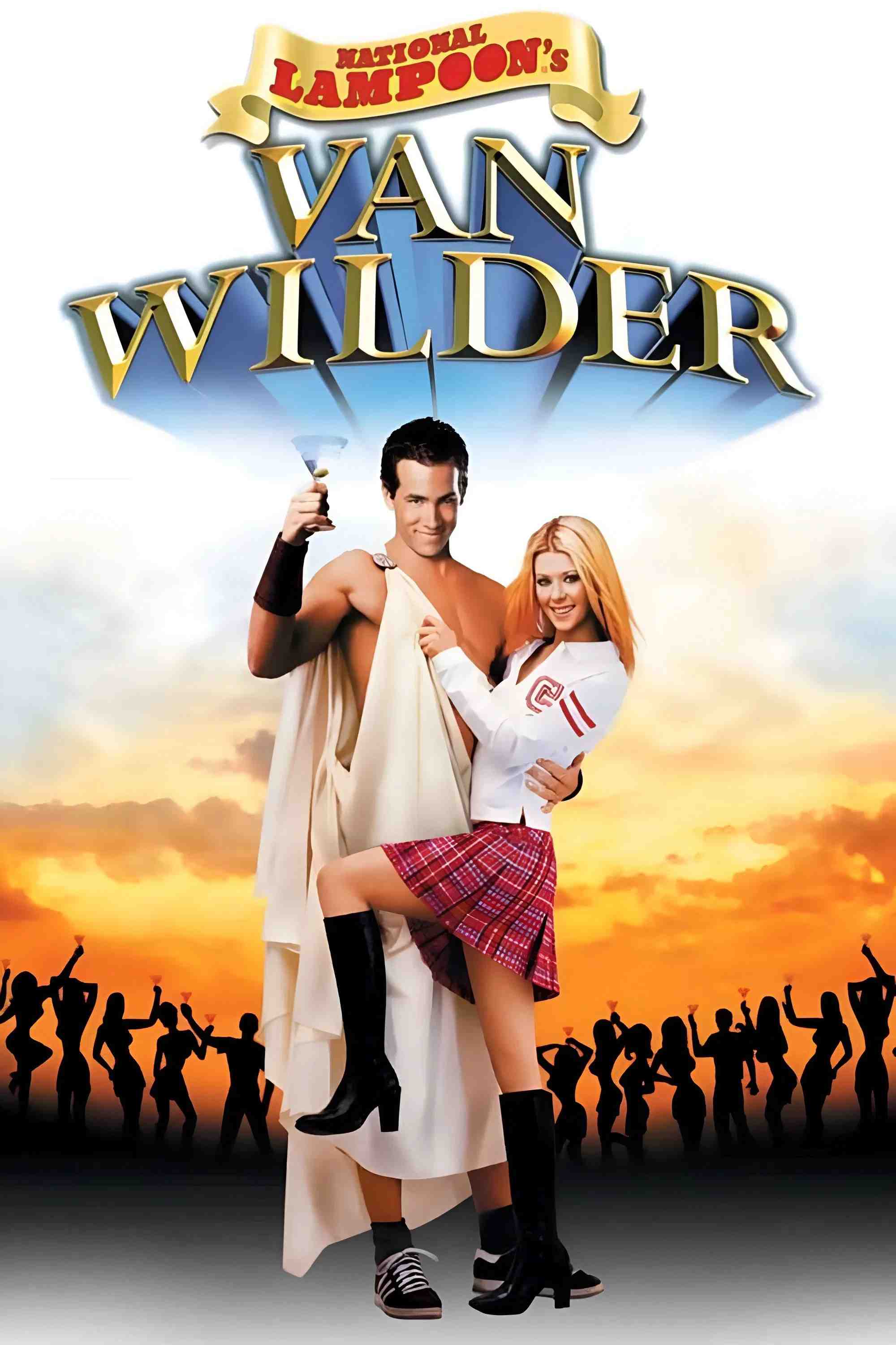 Poster chính thức của phim Phim Hài, Phim Tình Cảm "Làm Sao Để Tốt Nghiệp" (National Lampoon's Van Wilder - 2002), với sự tham gia của diễn viên Ryan Reynolds và Tara Reid.