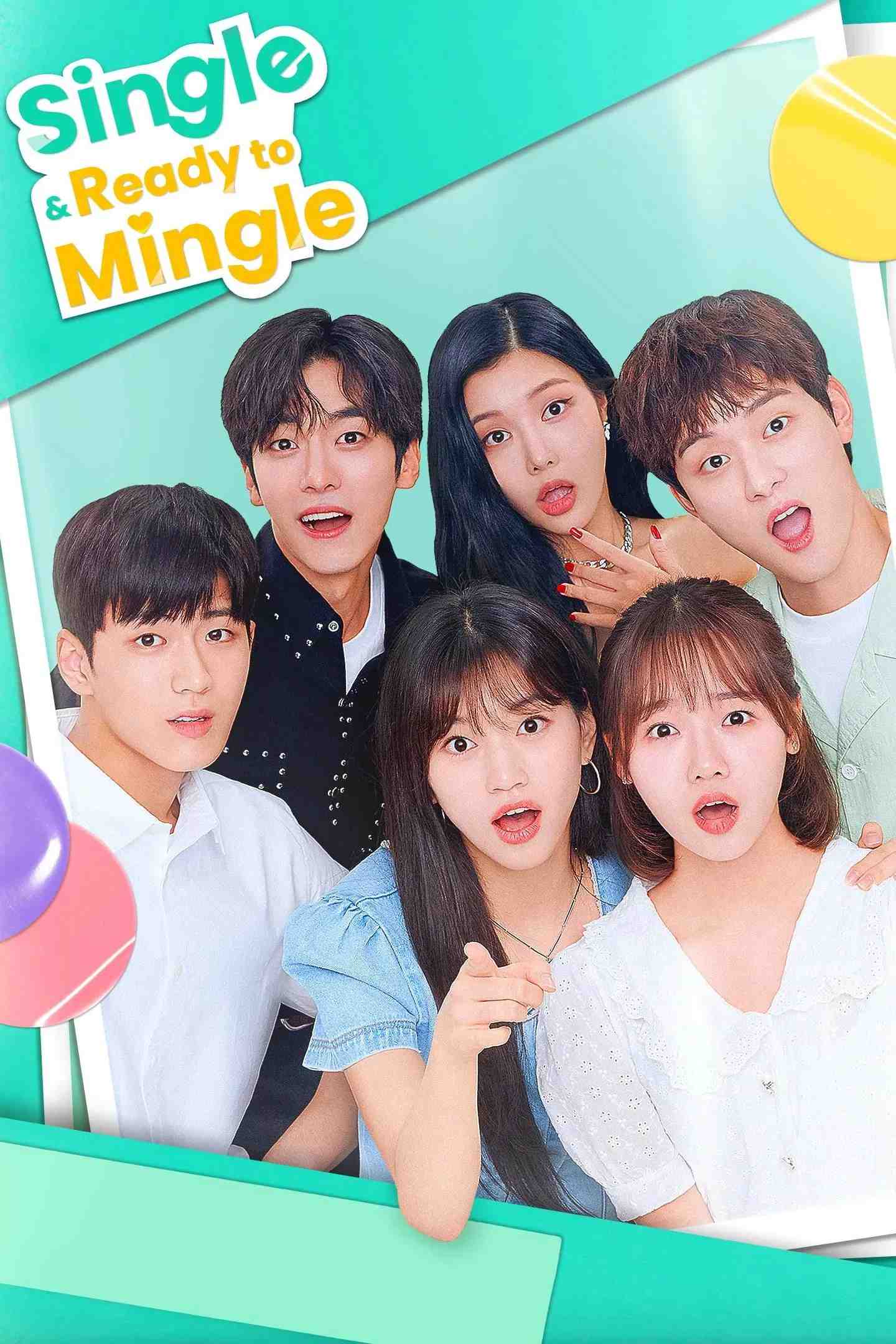 Poster chính thức của phim Phim Hài "Lần Đầu Đu Đưa" (Single & Ready to Mingle - 2020), với sự tham gia của diễn viên Choi Yoo-jung và Kim Do-yeon.