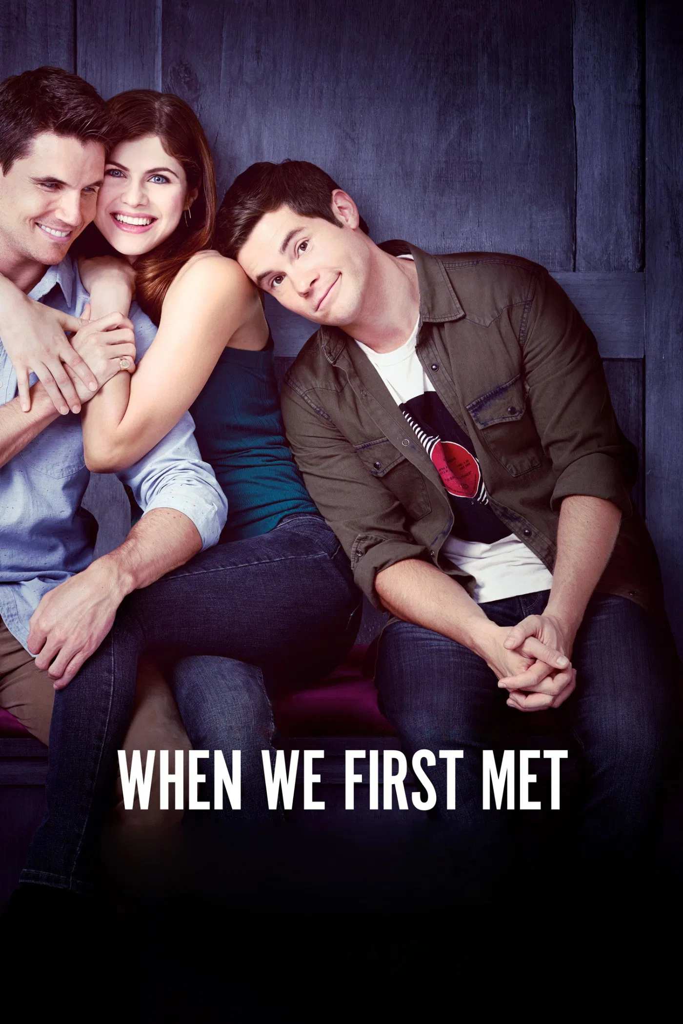 Poster chính thức của phim Phim Hài, Phim Tình Cảm "Lần Đầu Gặp Gỡ" (When We First Met - 2018), với sự tham gia của diễn viên Adam Devine và Alexandra Daddario.