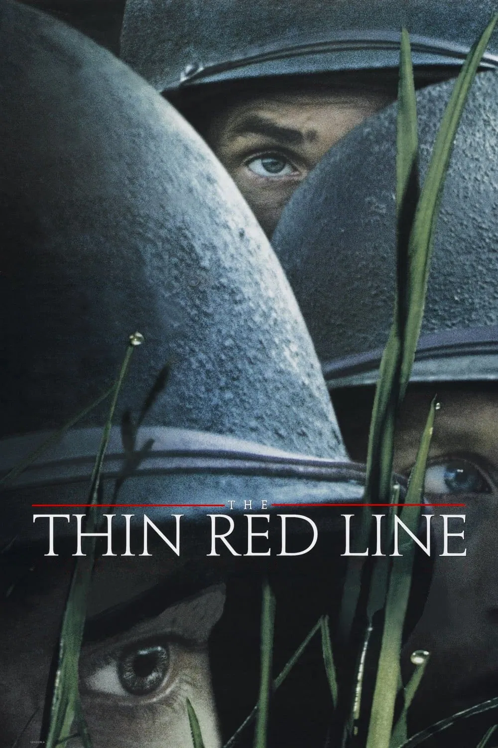 Poster chính thức của phim Phim Tâm Lý, Phim Lịch Sử "Lằn Ranh Đỏ Mỏng Manh" (The Thin Red Line - 1998), với sự tham gia của diễn viên Jim Caviezel và Nick Nolte.