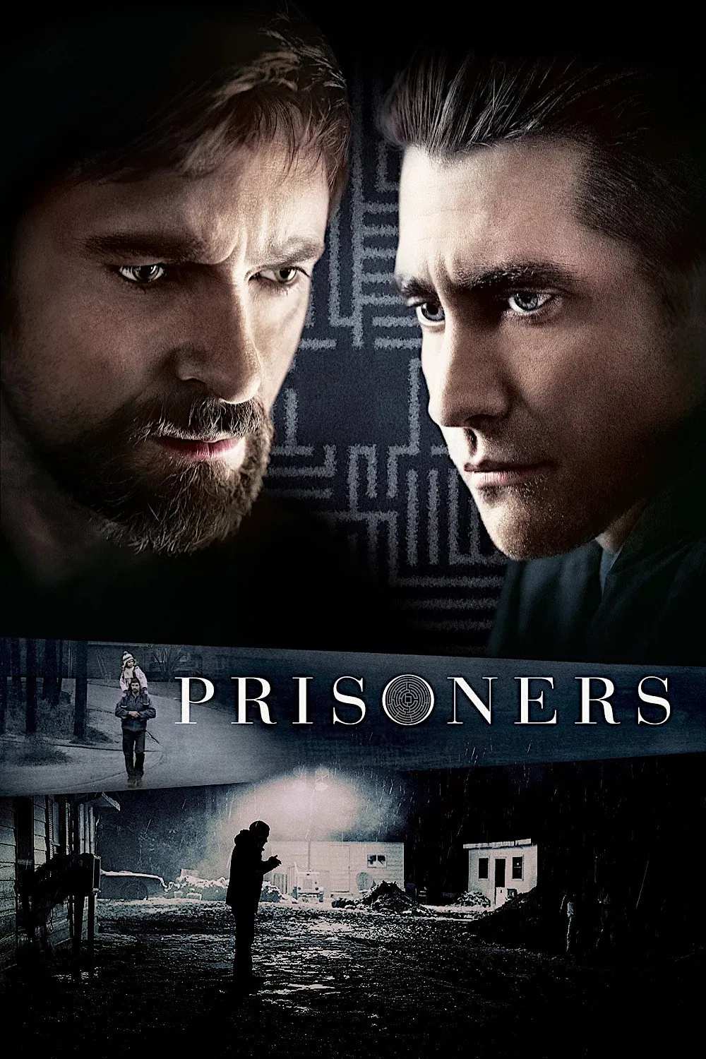Poster chính thức của phim Phim Tâm Lý, Phim Giật Gân "Lần Theo Dấu Vết" (Prisoners - 2013), với sự tham gia của diễn viên Hugh Jackman và Jake Gyllenhaal.