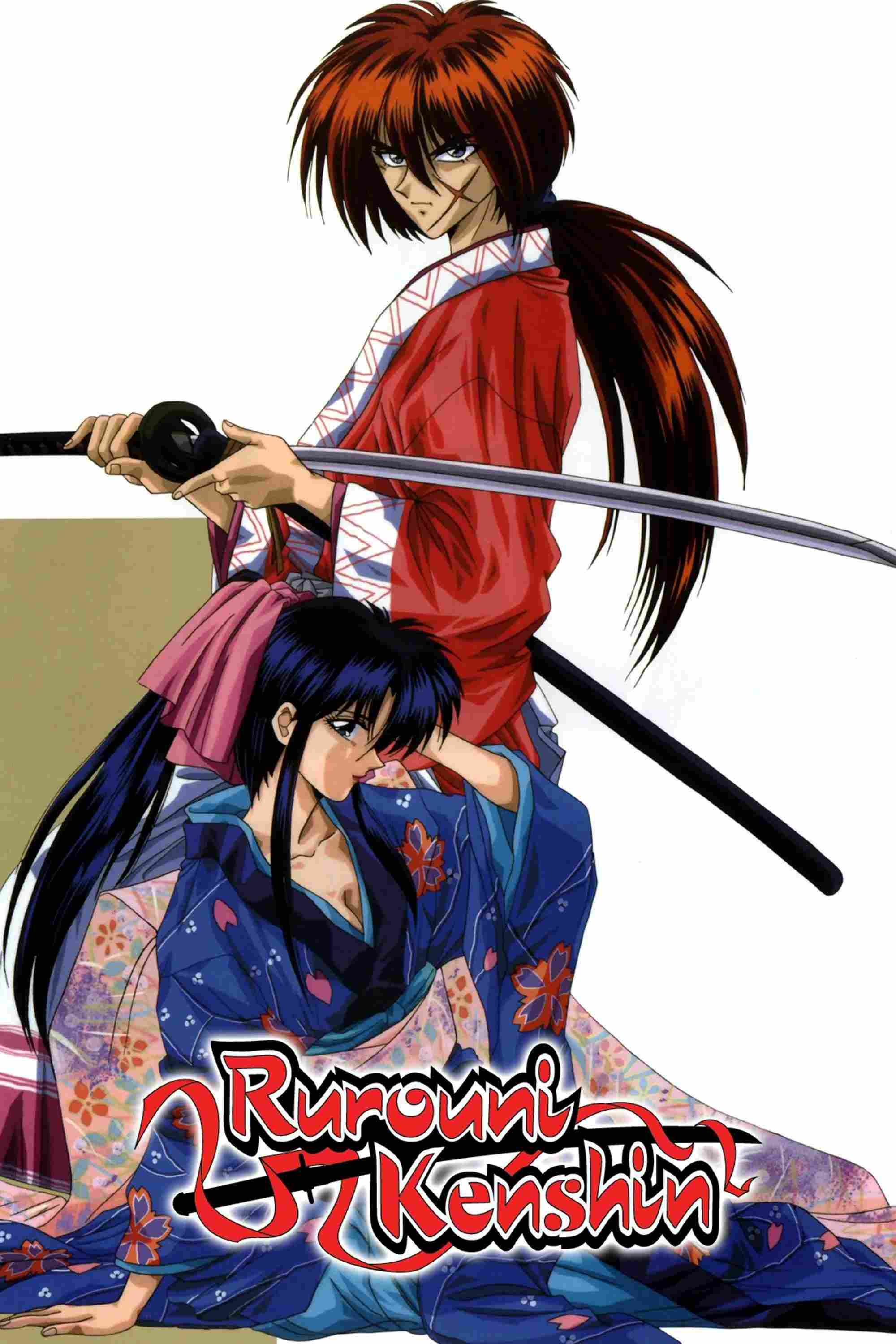 Poster chính thức của phim Phim Hành Động & Phiêu Lưu, Phim Hoạt Hình "Lãng khách Kenshin" (Rurouni Kenshin - 1996), với sự tham gia của diễn viên Mayo Suzukaze và Miki Fujitani.
