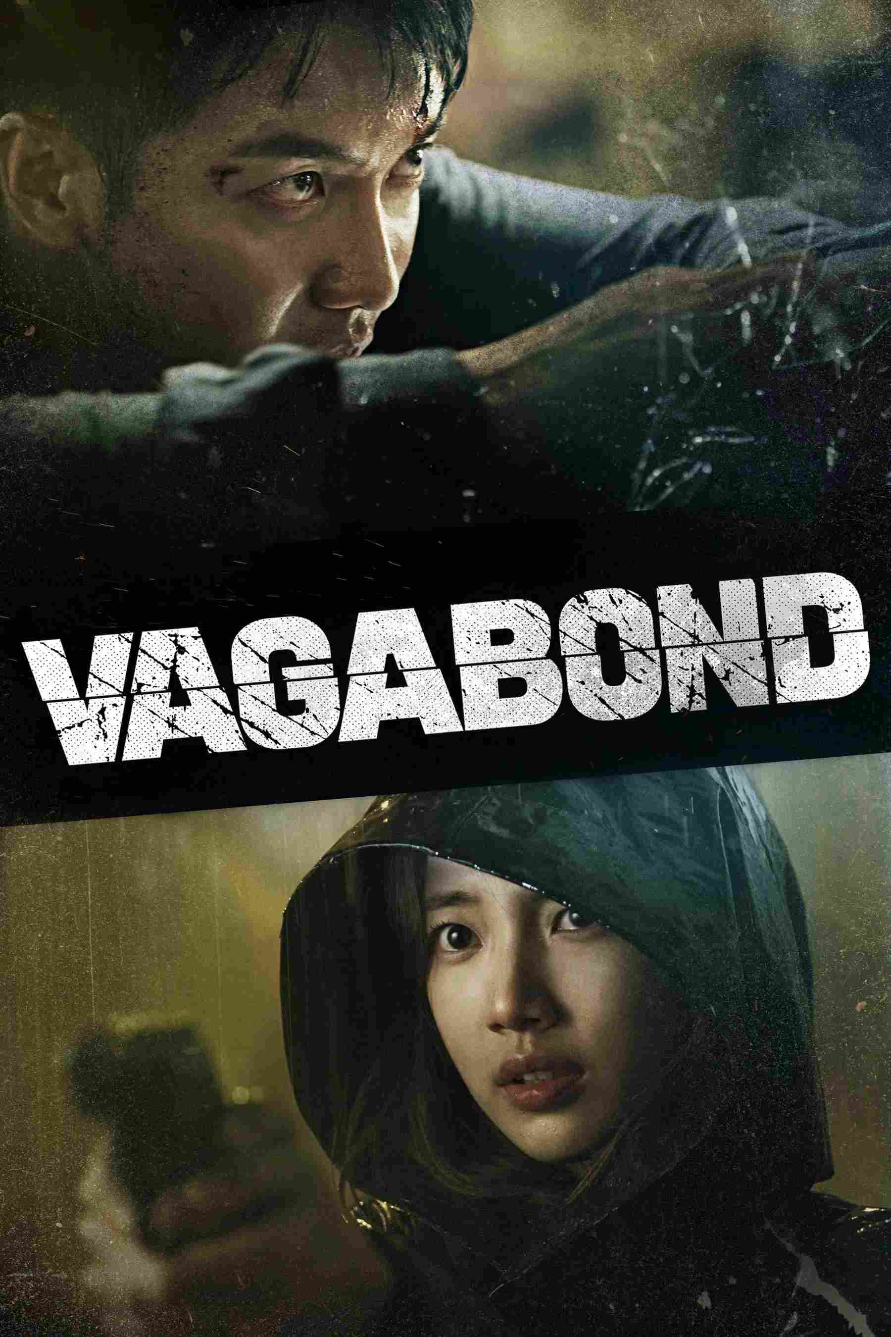Poster chính thức của phim Phim Tâm Lý, Phim Bí Ẩn "Lãng Khách" (Vagabond - 2019), với sự tham gia của diễn viên Lee Seung-gi và Suzy.