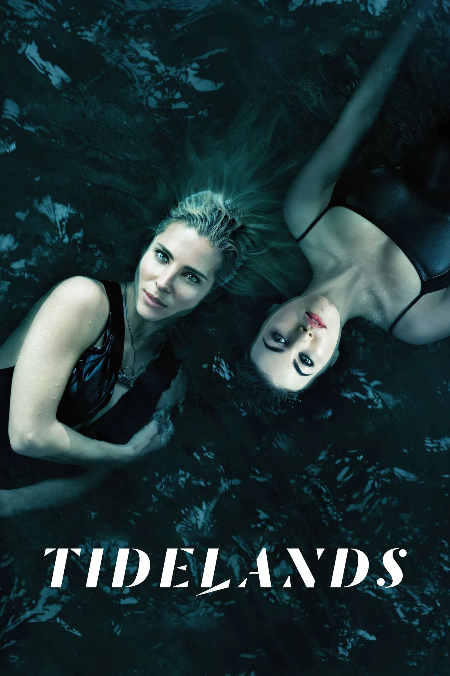 Poster chính thức của phim Phim Tâm Lý, Phim Hình Sự "Làng nhân ngư" (Tidelands - 2018), với sự tham gia của diễn viên Charlotte Best và Marco Pigossi.