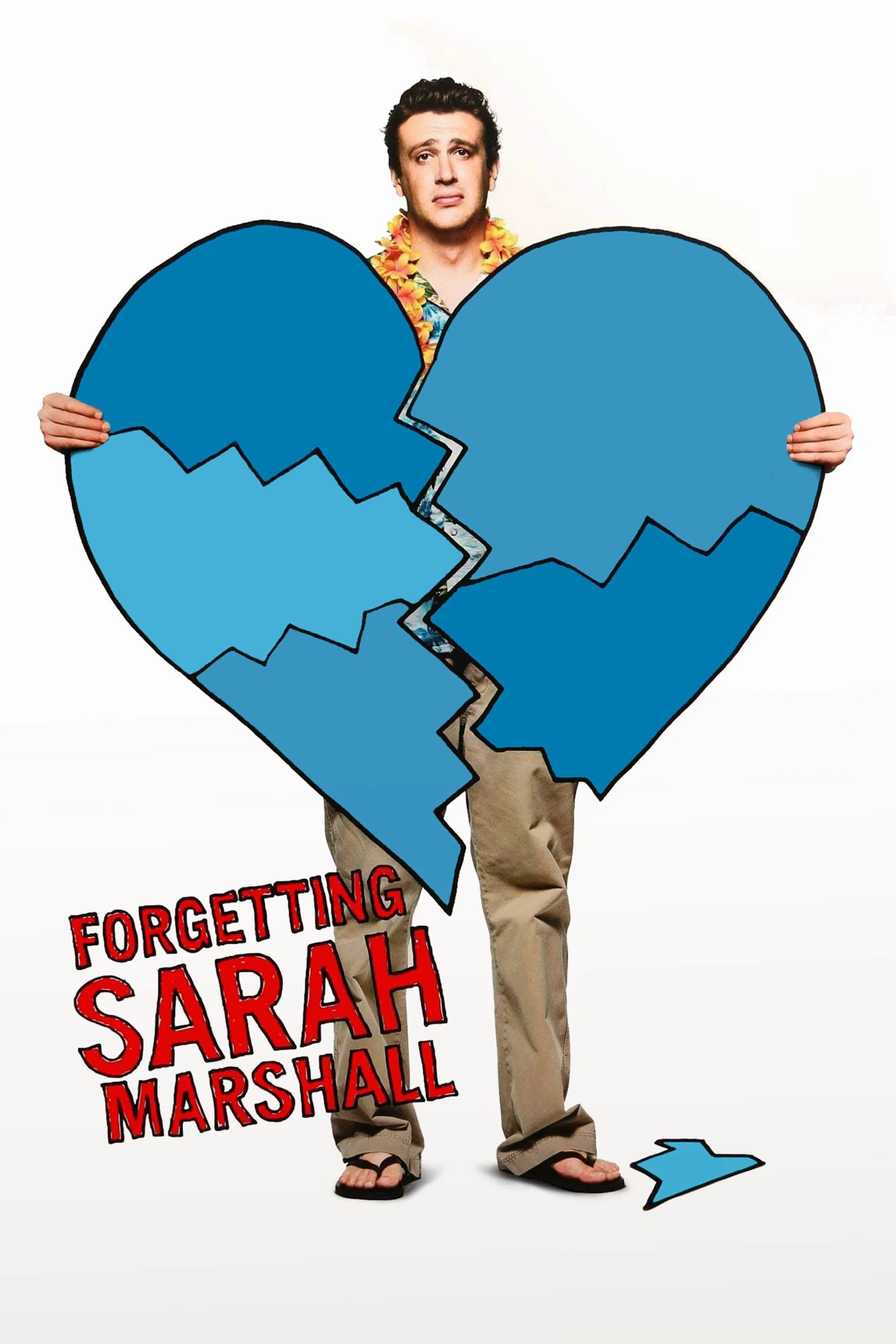 Poster chính thức của phim Phim Hài, Phim Tình Cảm "Lãng quên tình cũ" (Forgetting Sarah Marshall - 2008), với sự tham gia của diễn viên Jason Segel và Kristen Bell.