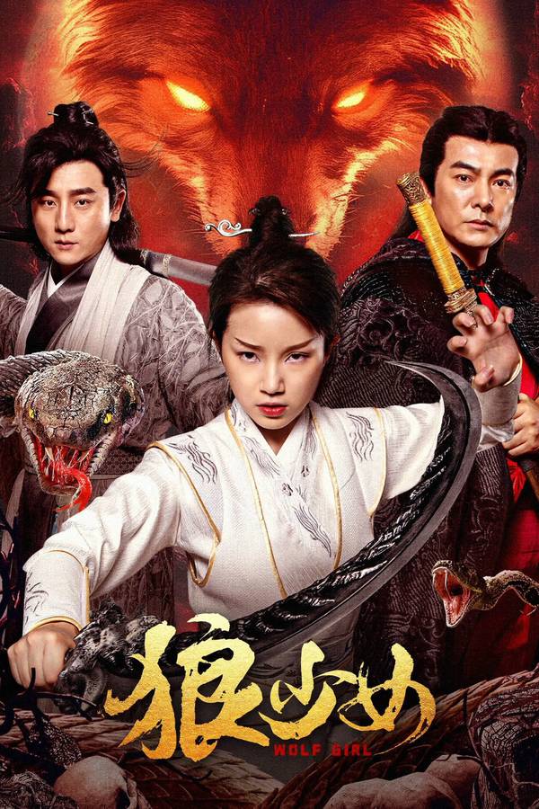 Poster chính thức của phim Phim Giả Tượng, Phim Tâm Lý "Lang Thiếu Nữ" (Wolf Girl - 2025), với sự tham gia của diễn viên Jin Yanna và Shao Shuai.