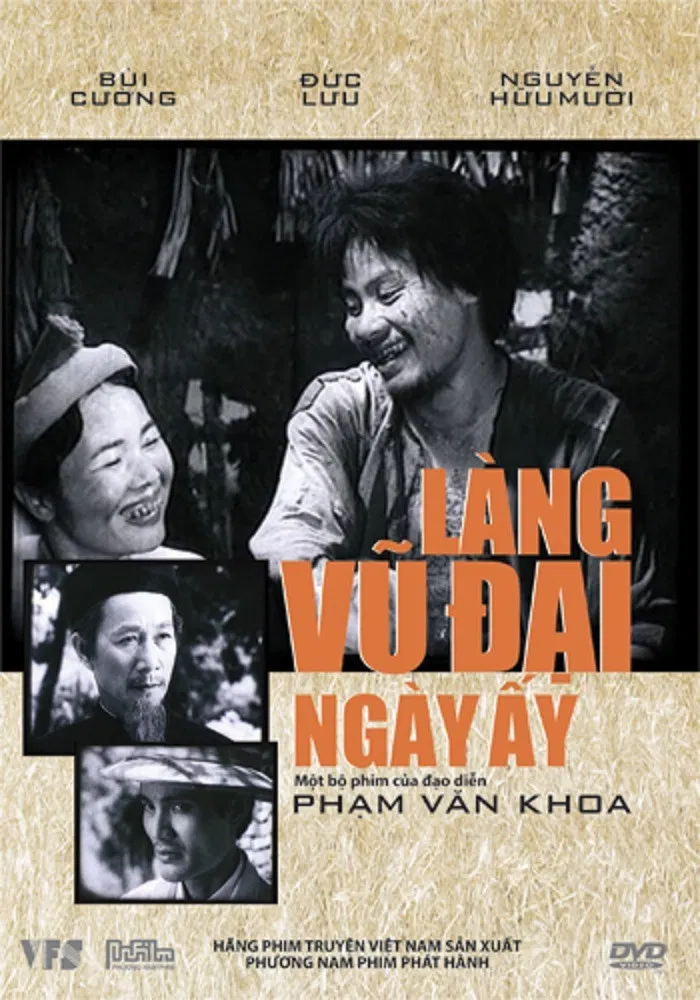 Poster chính thức của phim Phim Tâm Lý "Làng Vũ Đại ngày ấy" (Once Upon a Time in Vu Dai Village - 1982), với sự tham gia của diễn viên Hữu Mười và Bùi Cường.