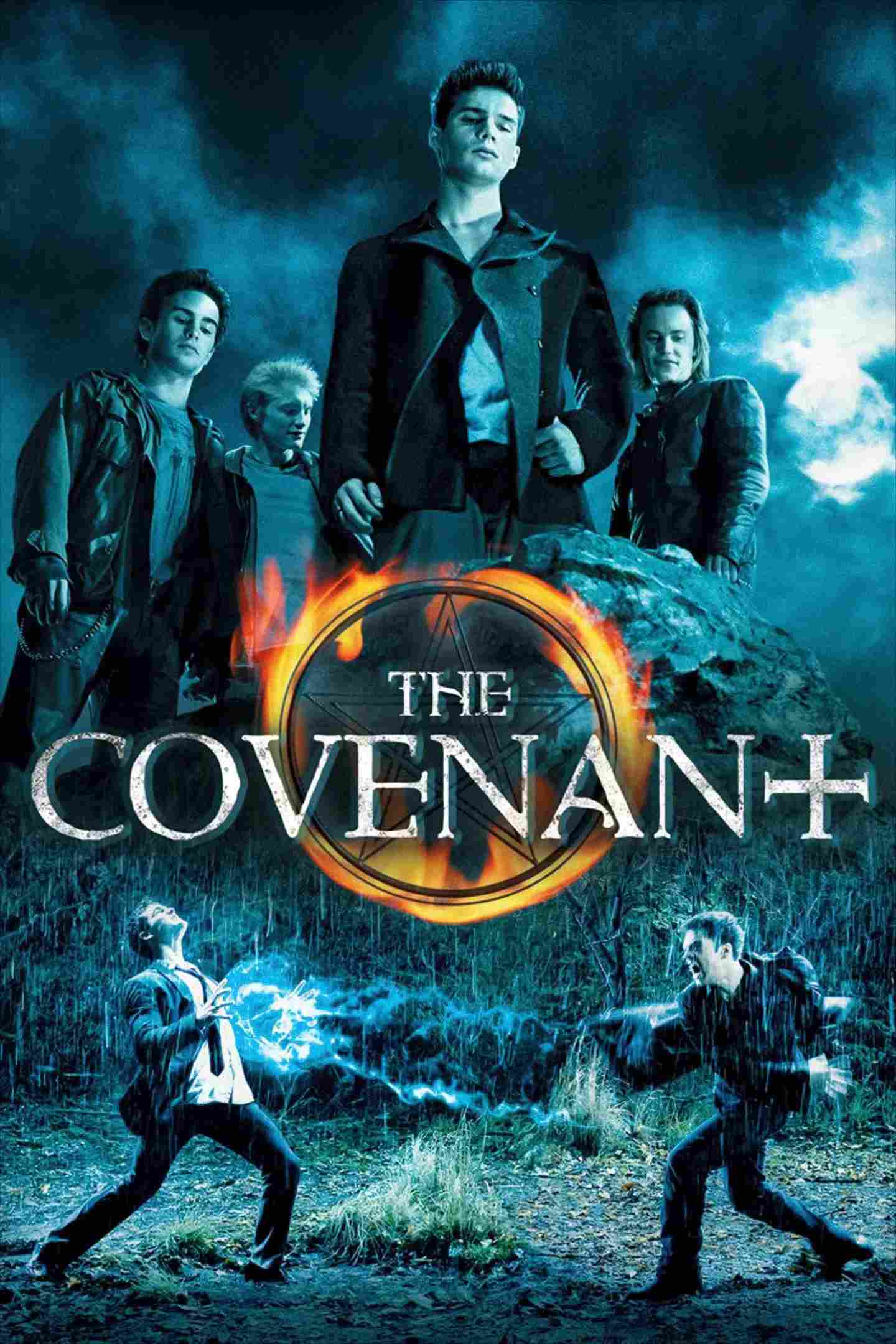 Poster chính thức của phim Phim Giả Tượng, Phim Kinh Dị "Lãnh Địa Tối Cao" (The Covenant - 2006), với sự tham gia của diễn viên Chace Crawford và Taylor Kitsch.