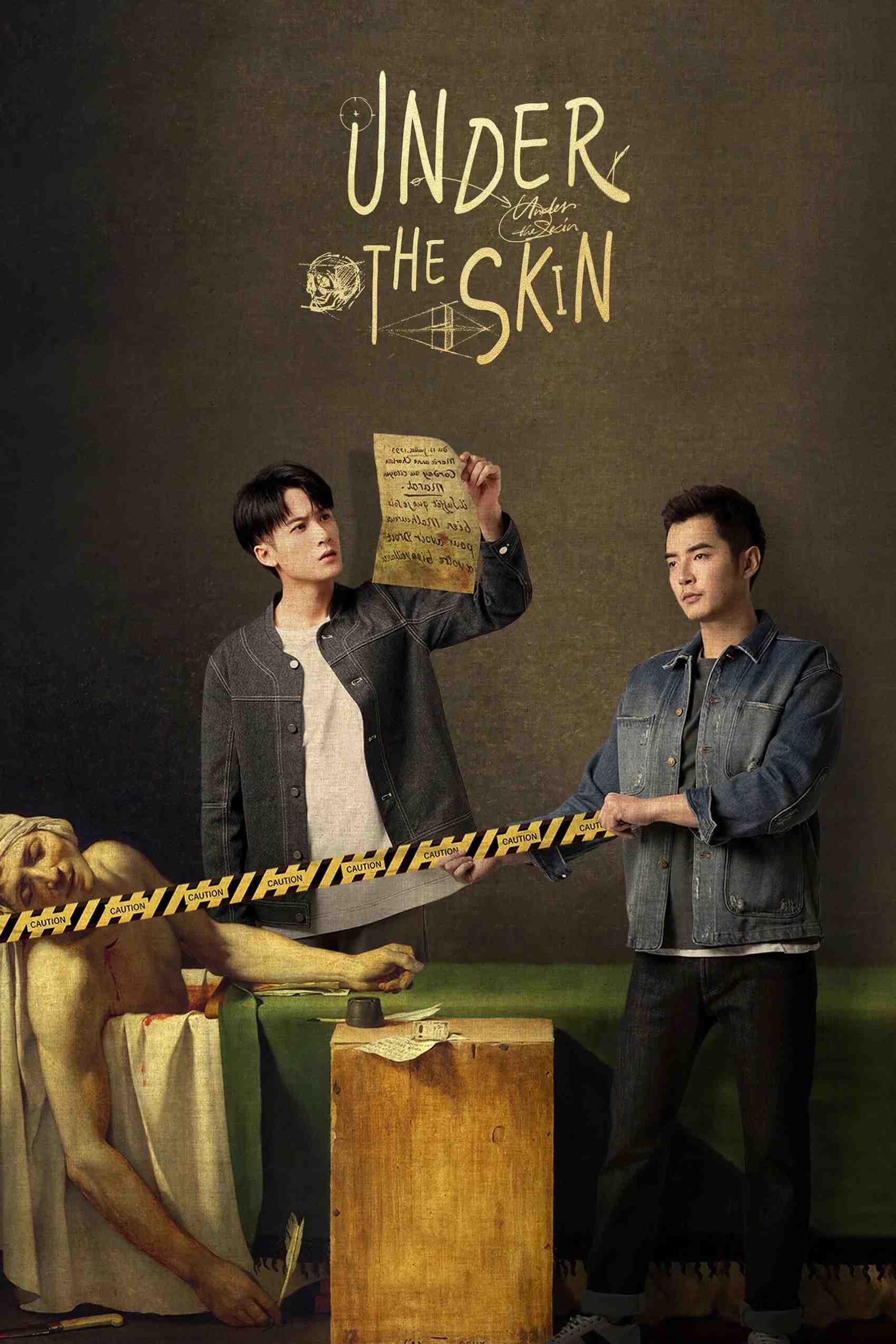 Poster chính thức của phim Phim Tâm Lý, Phim Bí Ẩn "Lạp Tội Đồ Giám (Phần 2)" (Under The Skin - 2022), với sự tham gia của diễn viên Đàn Kiện Thứ và Kim Thế Giai.