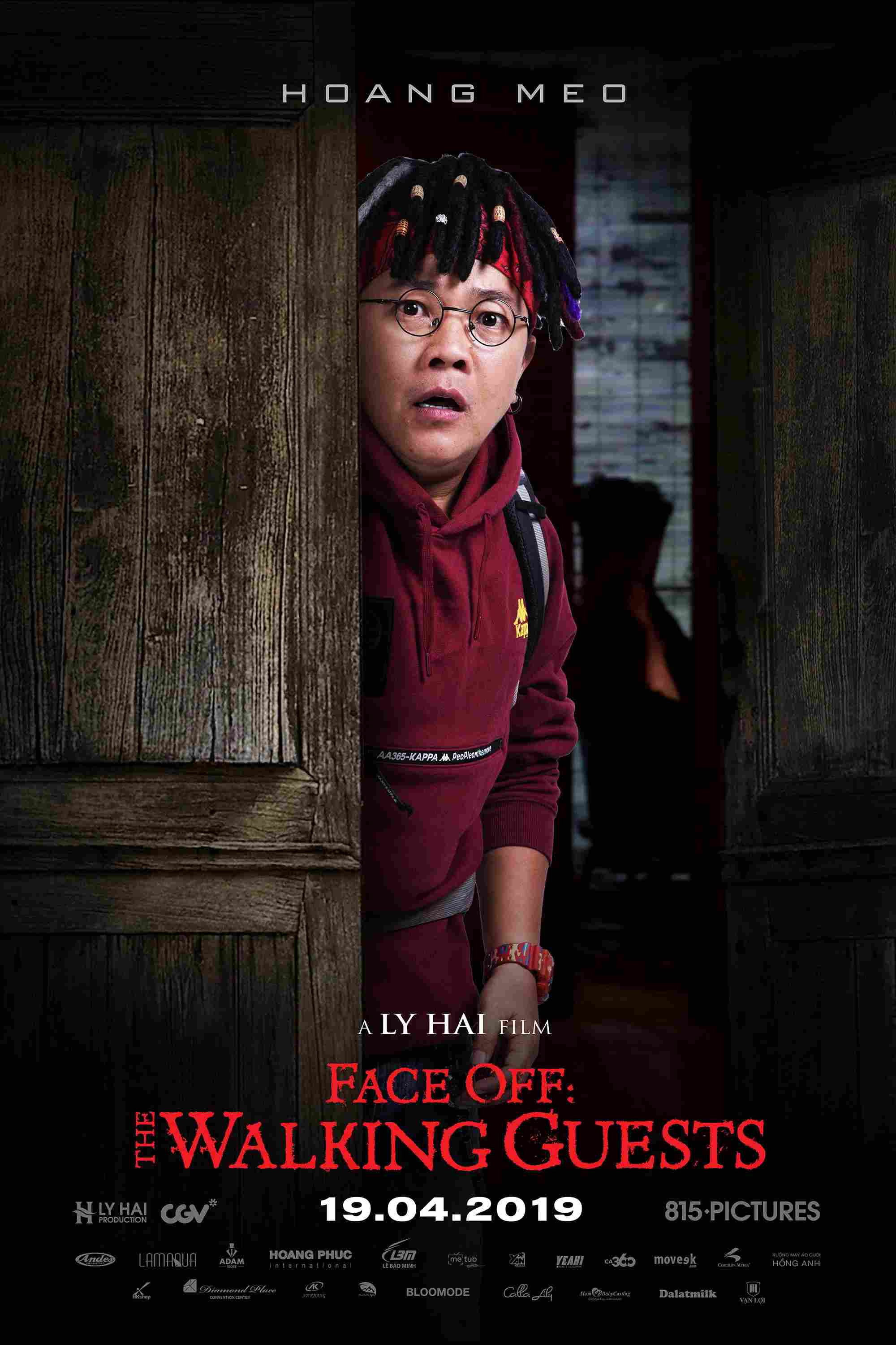 Poster chính thức của phim Phim Hài, Phim Kinh Dị "Lật Mặt 4: Nhà Có Khách" (Face Off 4: The Walking Guests - 2019), với sự tham gia của diễn viên Lý Hải và Huy Khánh.