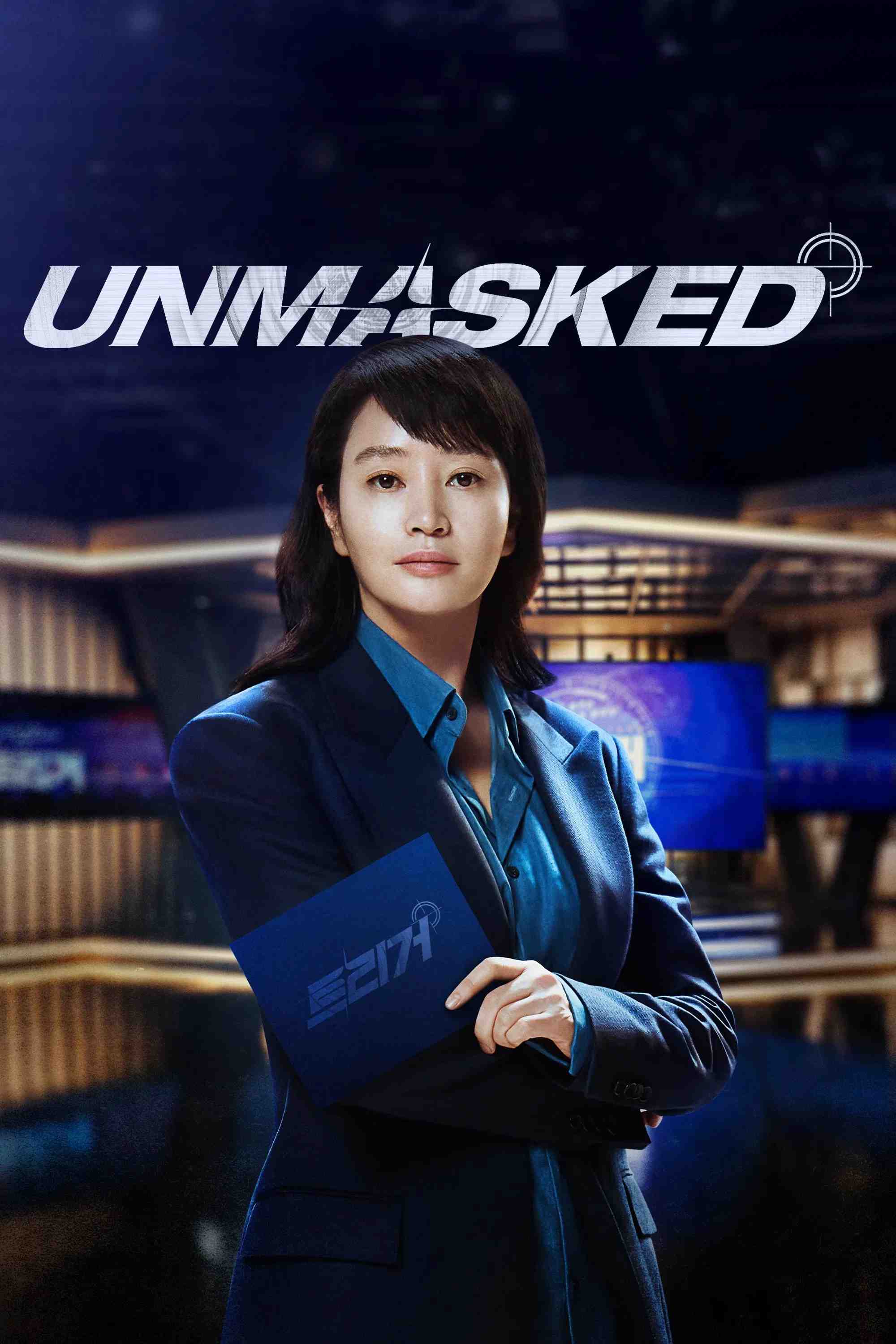 Poster chính thức của phim Phim Hài, Phim Hình Sự "Lật Tẩy Tội Ác" (Unmasked - 2025), với sự tham gia của diễn viên Joo Jong-hyuk và Kim Hye-soo.