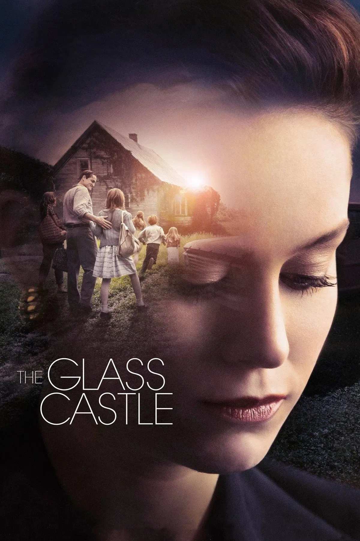 Poster chính thức của phim Phim Tâm Lý "Lâu Đài Thủy Tinh" (The Glass Castle - 2017), với sự tham gia của diễn viên Brie Larson và Woody Harrelson.