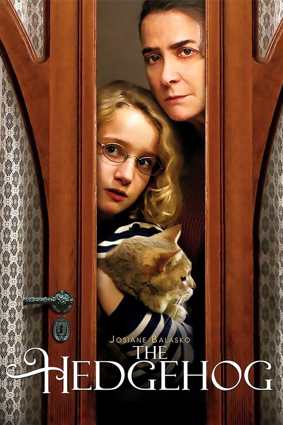 Poster chính thức của phim Phim Hài, Phim Tâm Lý "Le hérisson" (The Hedgehog - 2009), với sự tham gia của diễn viên Josiane Balasko và Garance Le Guillermic.