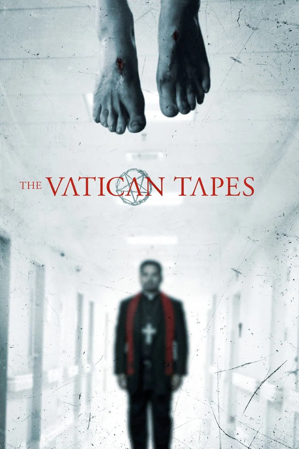 Poster chính thức của phim Phim Giật Gân, Phim Kinh Dị "Lễ Trừ Tà" (The Vatican Tapes - 2015), với sự tham gia của diễn viên Olivia Taylor Dudley và Michael Peña.