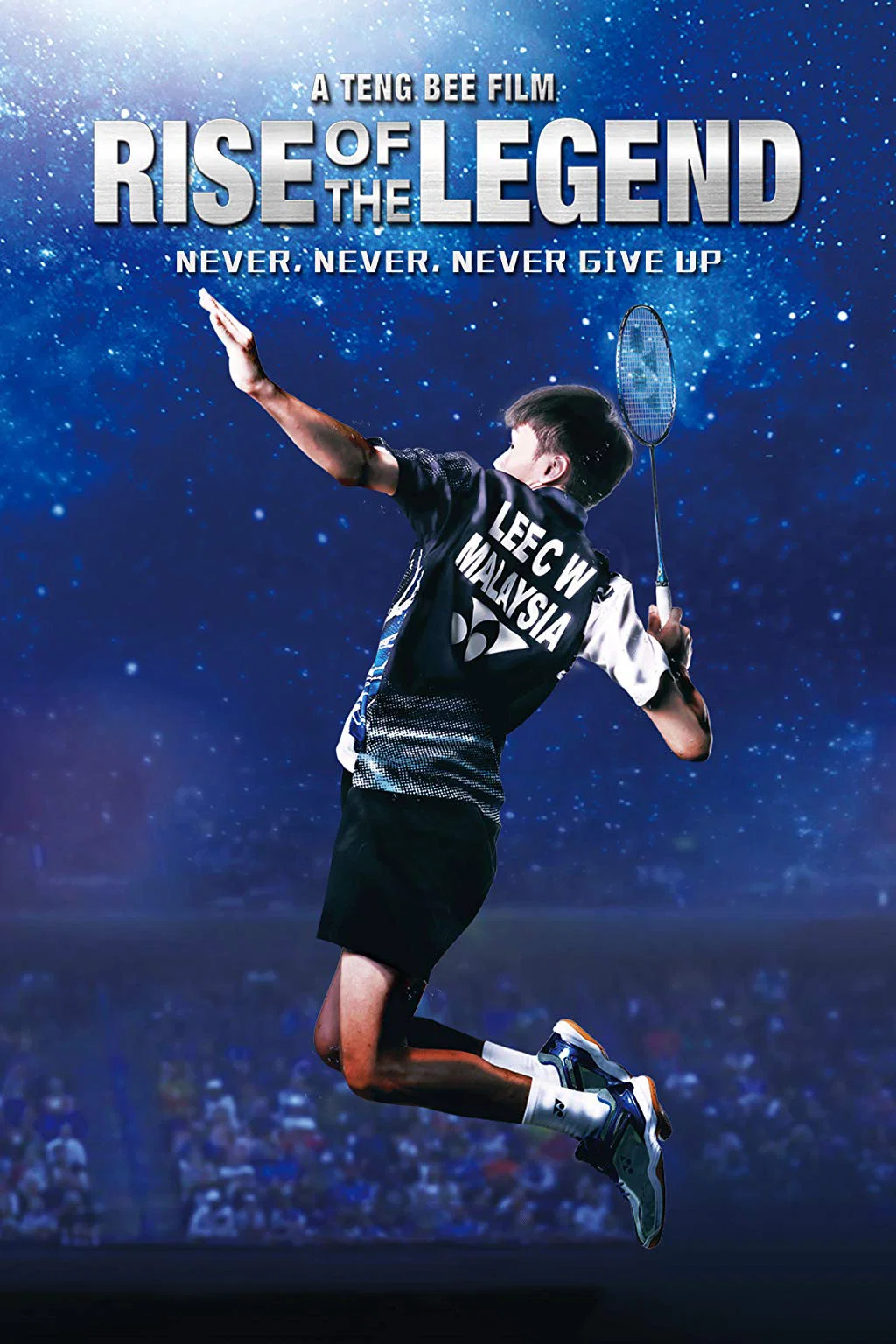 Poster chính thức của phim Phim Tâm Lý "Lee Chong Wei: Sự Trỗi Dậy Của Huyền Thoại" (Lee Chong Wei: Rise of the Legend - 2018), với sự tham gia của diễn viên Mark Lee và Yeo Yann Yann.