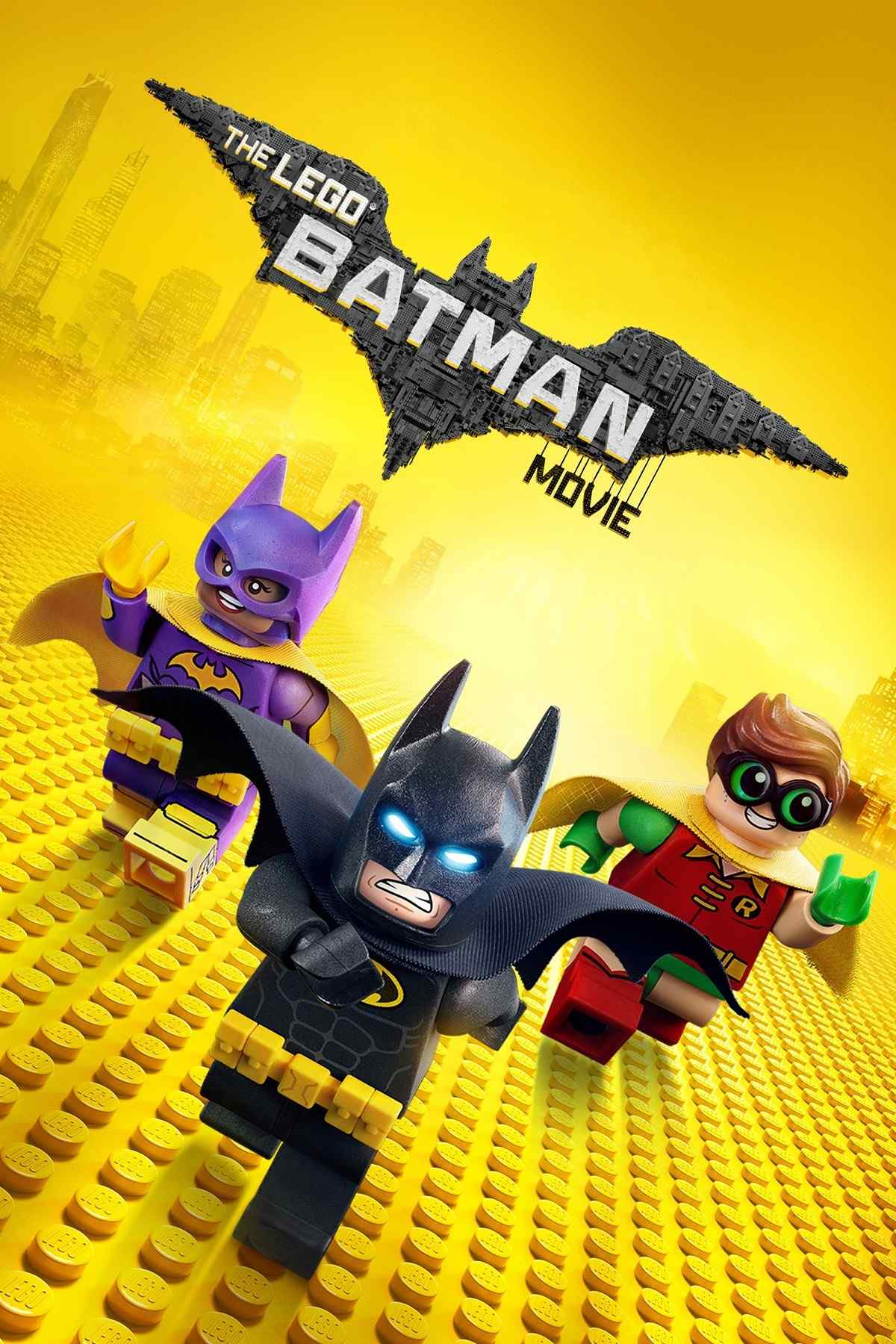 Poster chính thức của phim Phim Hoạt Hình, Phim Hành Động "Lego Người Dơi" (The Lego Batman Movie - 2017), với sự tham gia của diễn viên Will Arnett và Michael Cera.