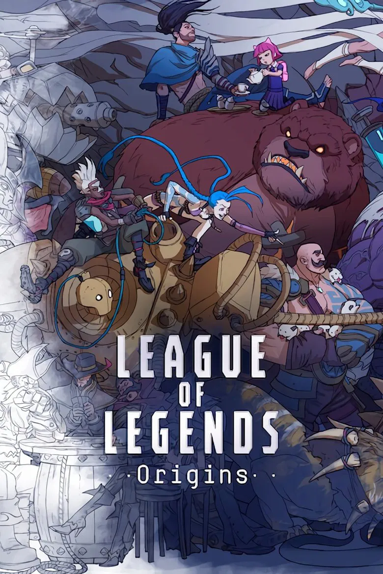 Poster chính thức của phim Phim Tài Liệu "Liên Minh Huyền Thoại: Khởi Nguồn" (League of Legends: Origins - 2019).
