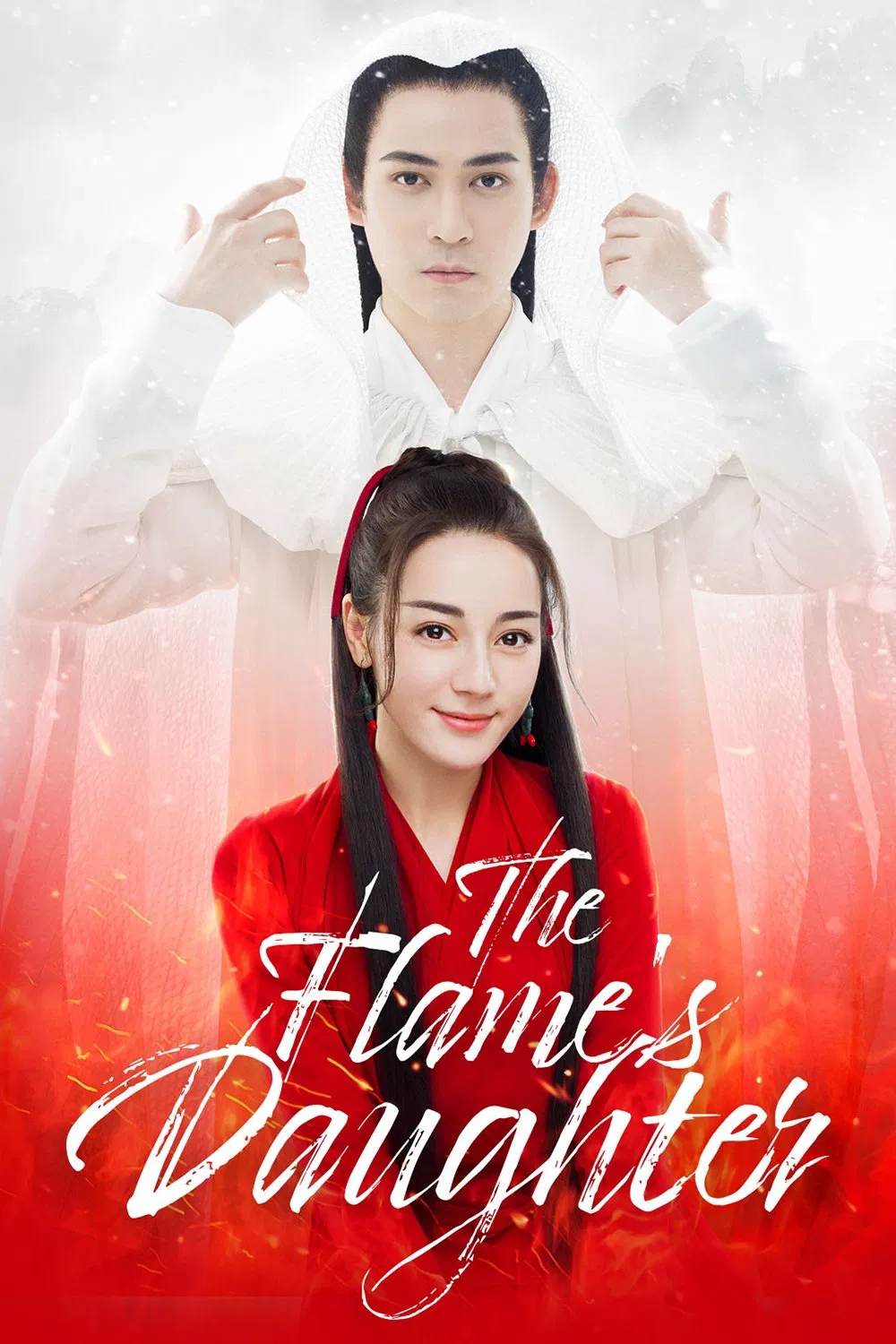 Poster chính thức của phim Phim Tâm Lý "Liệt Hỏa Như Ca" (The Flame's Daughter - 2018), với sự tham gia của diễn viên Địch Lệ Nhiệt Ba và Châu Du Dân.